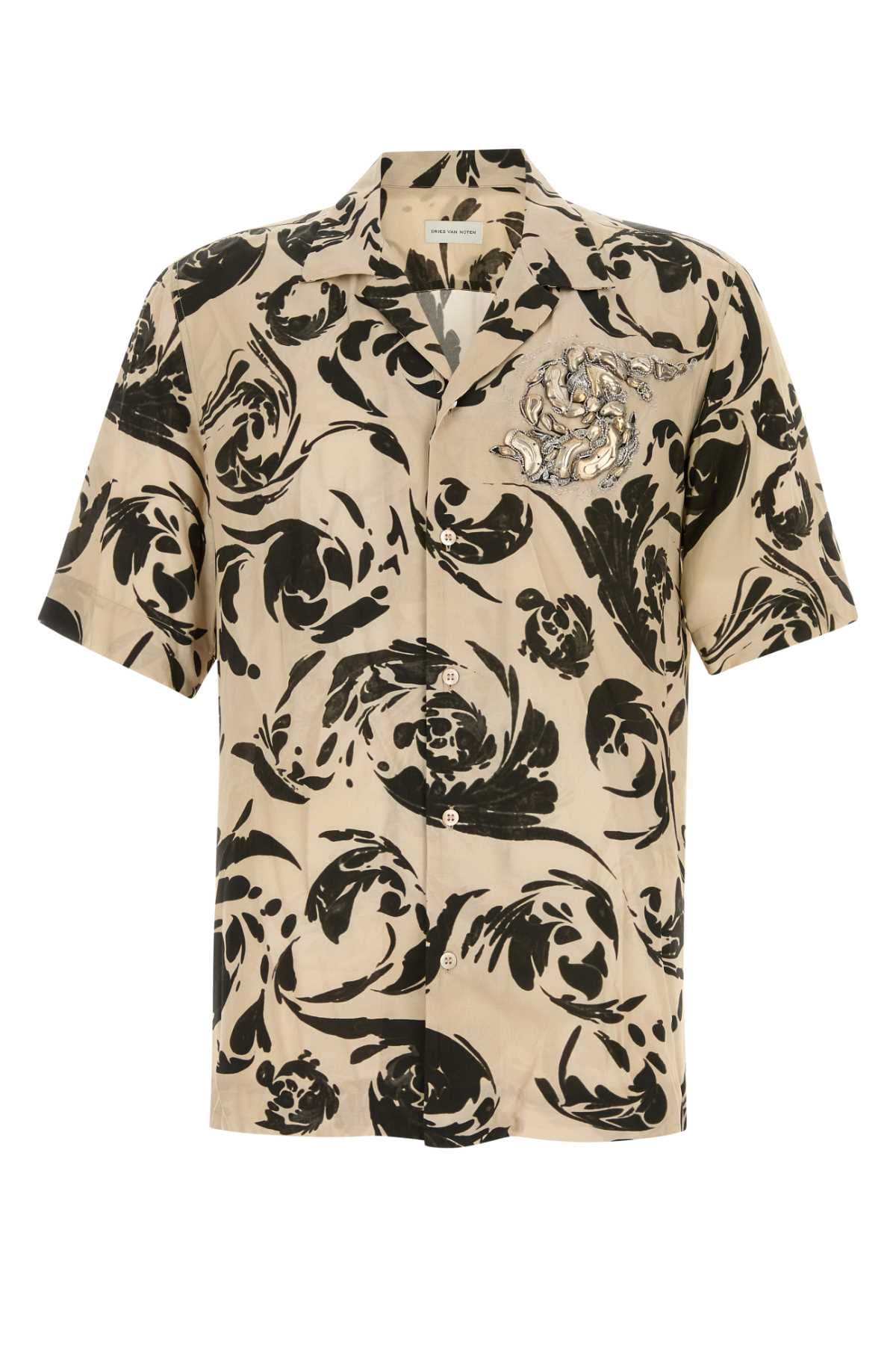 Printed viscose Carltone shirt