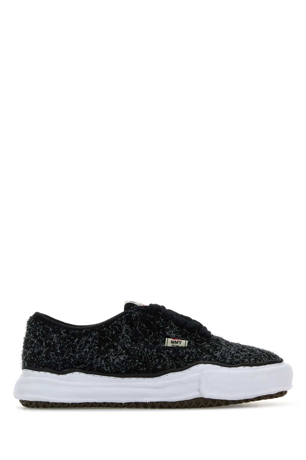 Black fabric sneaker