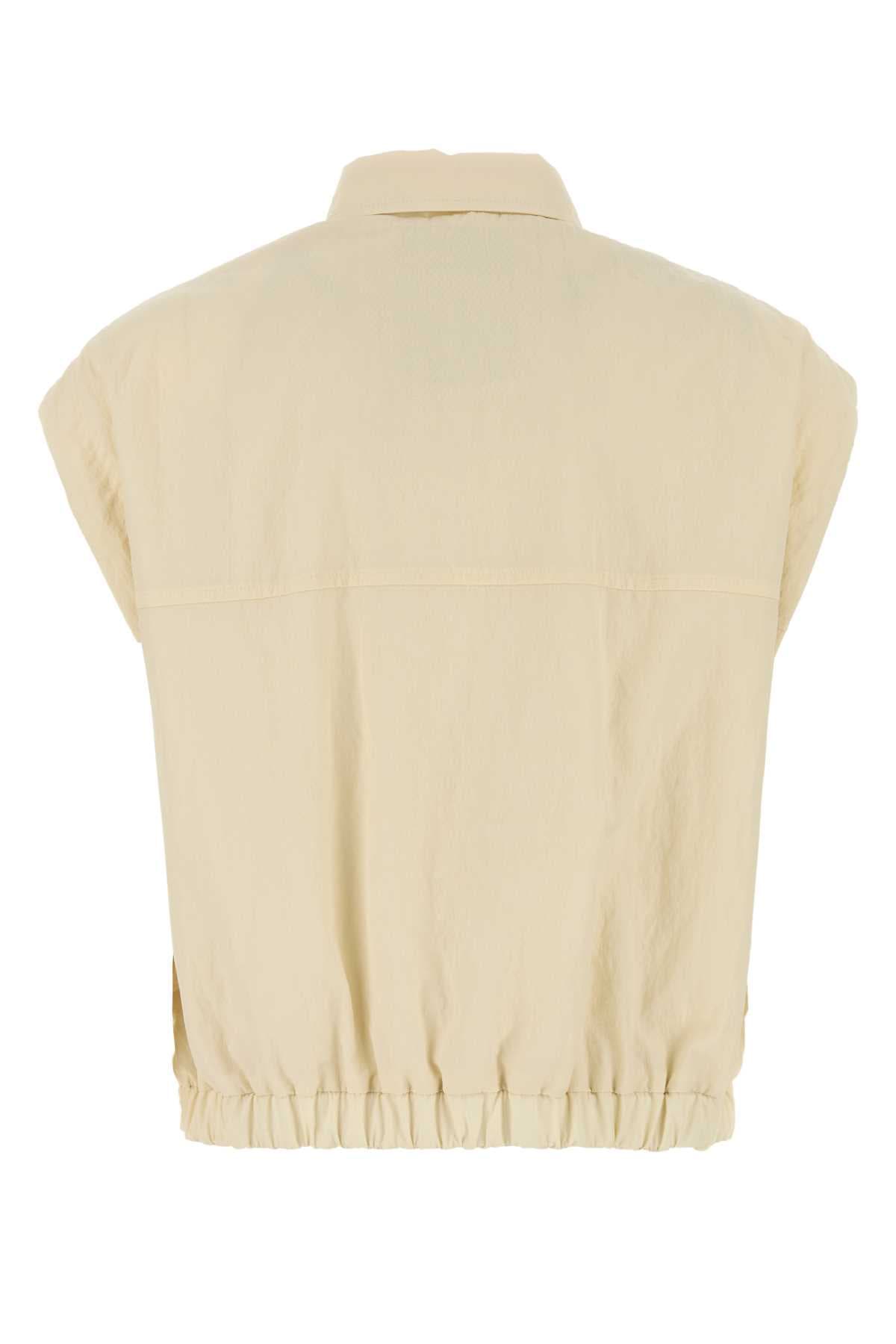 Cream nylon vest - мініатюра 2