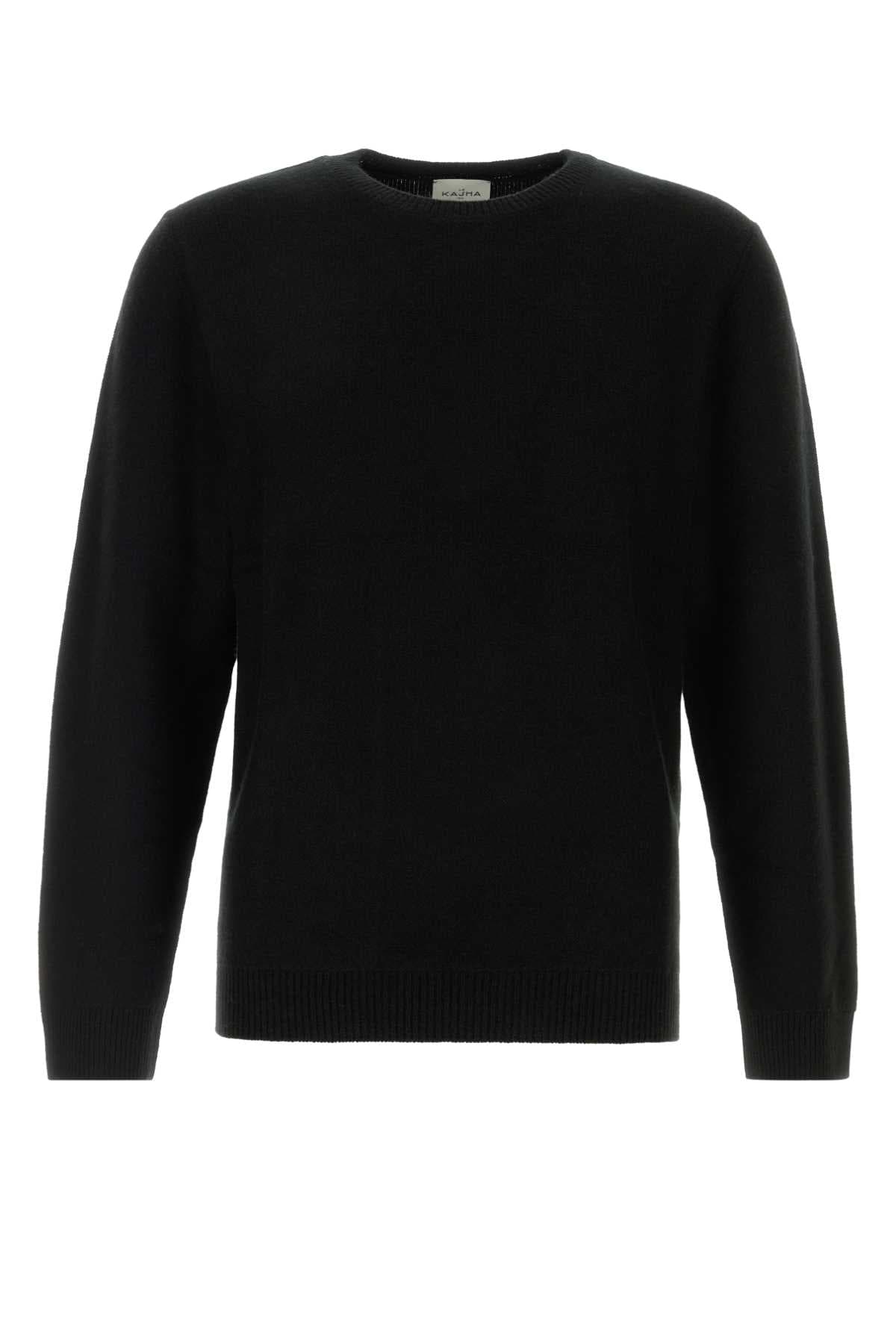 Black cashmere sweater