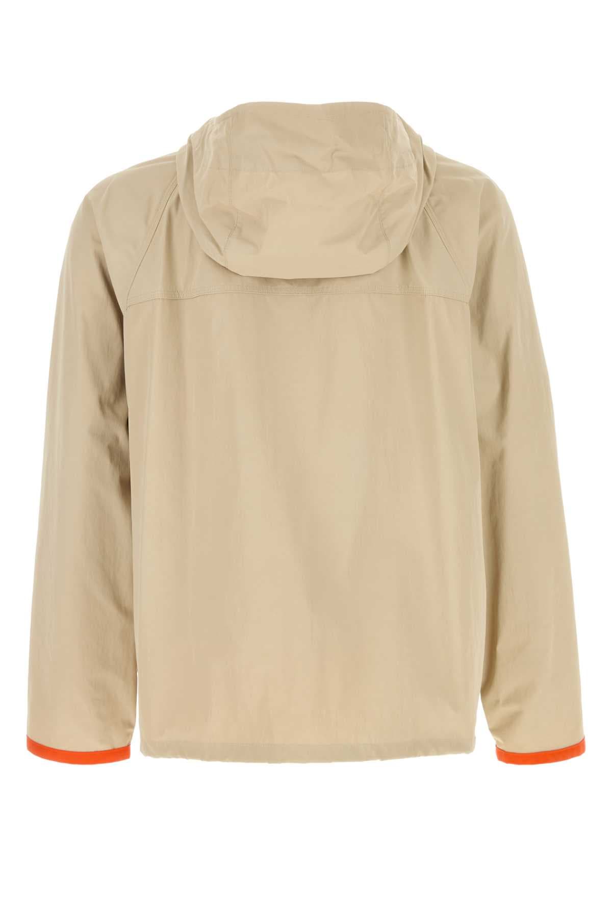 Beige nylon windbreaker - мініатюра 2