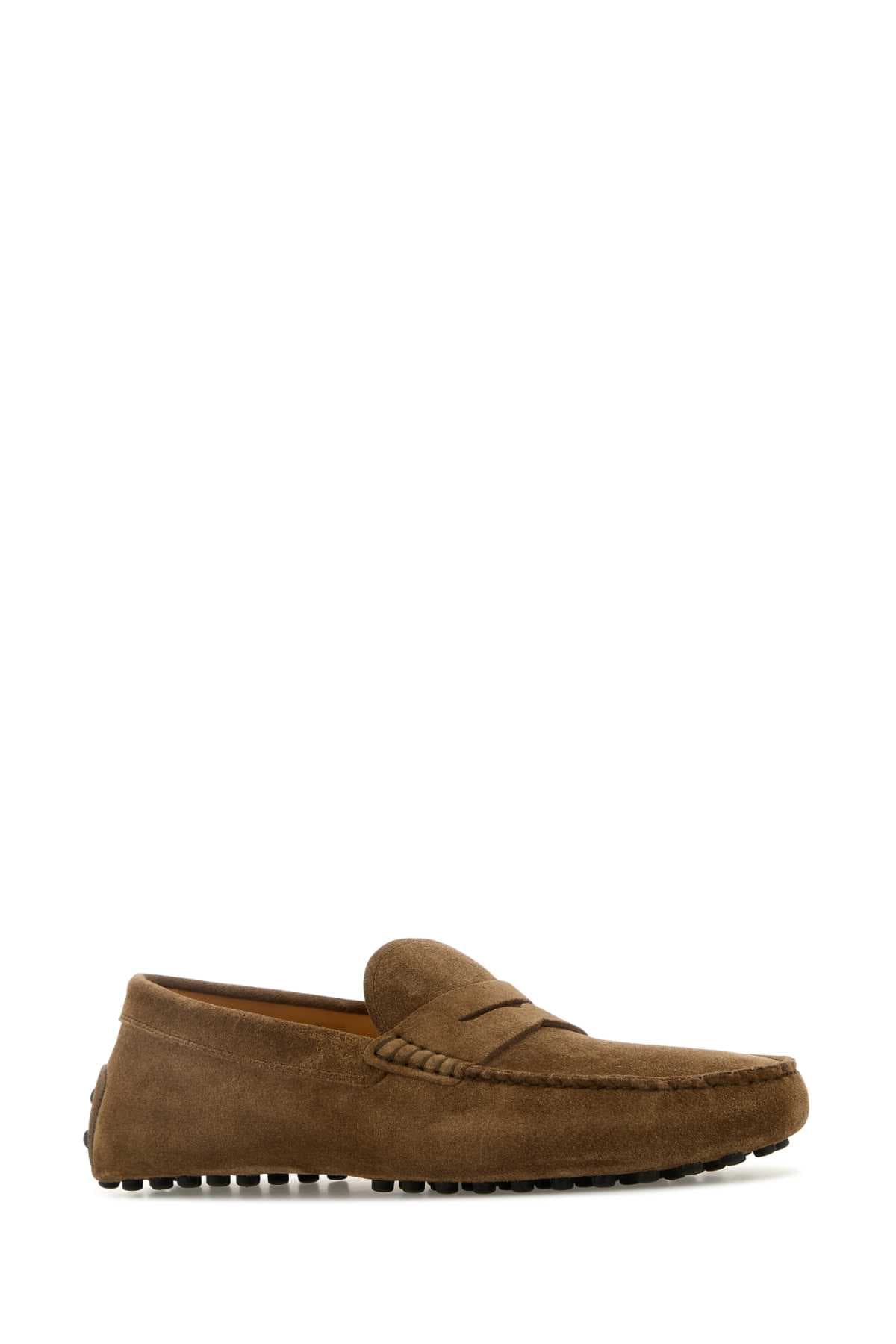 Brown suede loafers - мініатюра 2