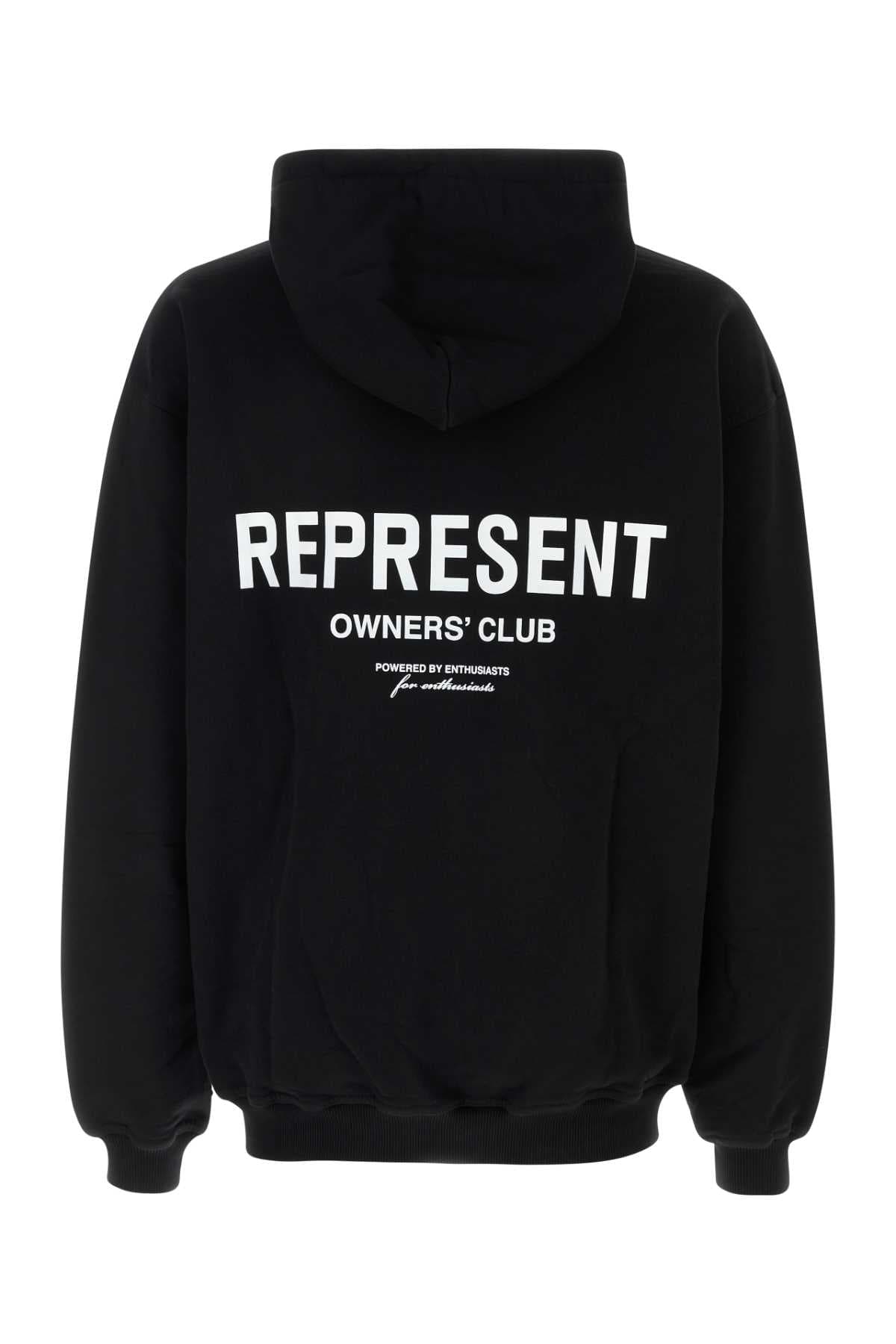 Black cotton Represent Owners Club sweatshirt - мініатюра 2