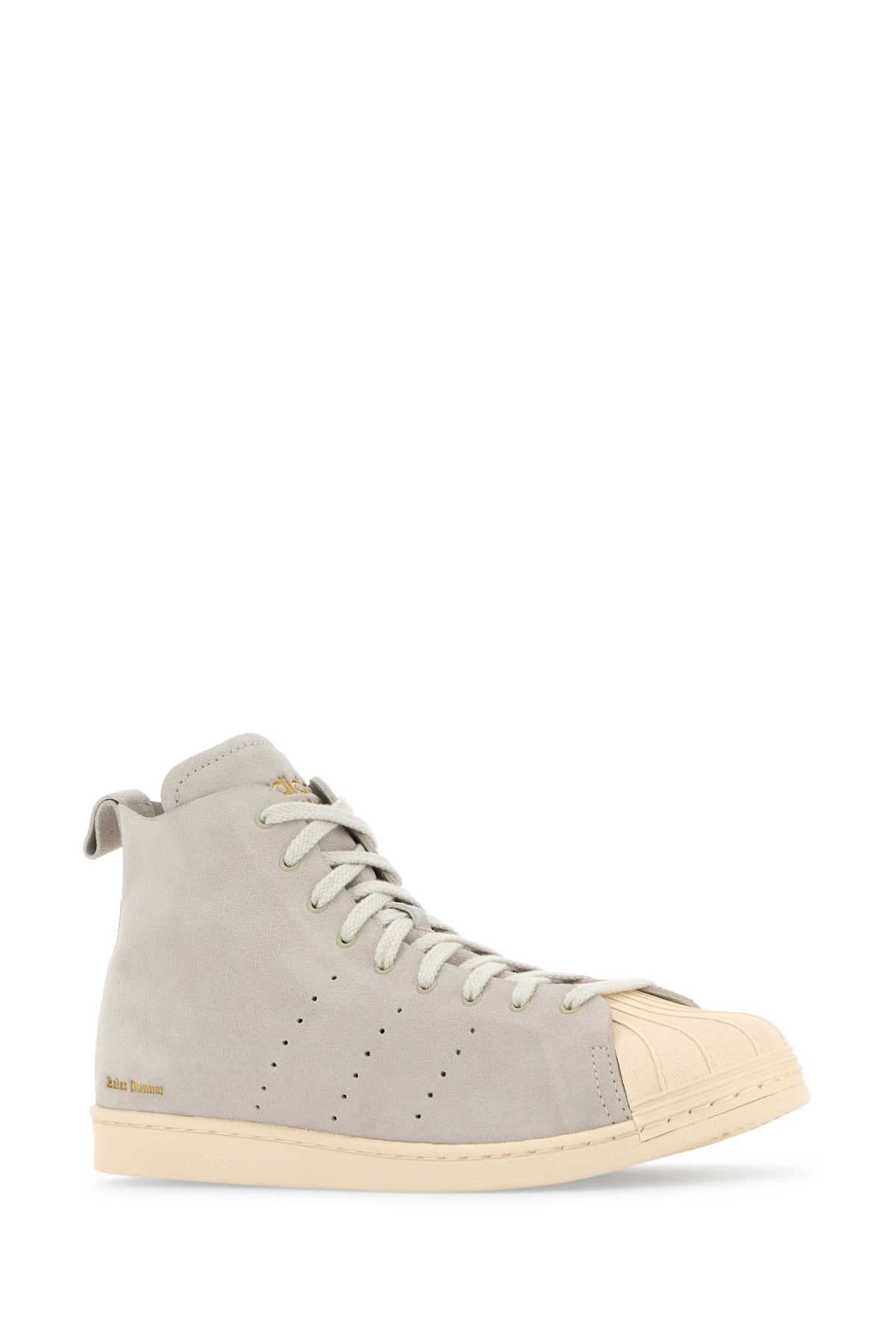 Light grey suede Wales Bonner X Adidas Superstar sneakers - мініатюра 2