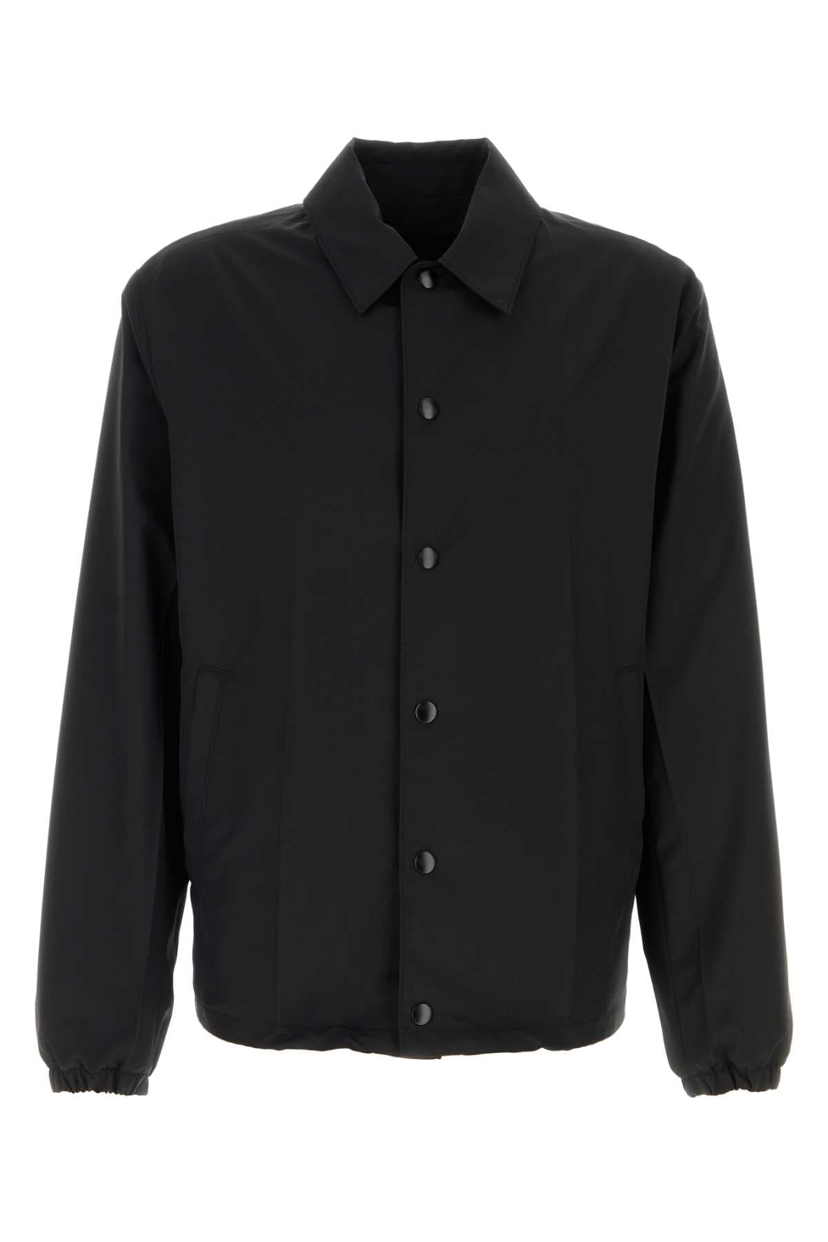 Black wool blend jacket
