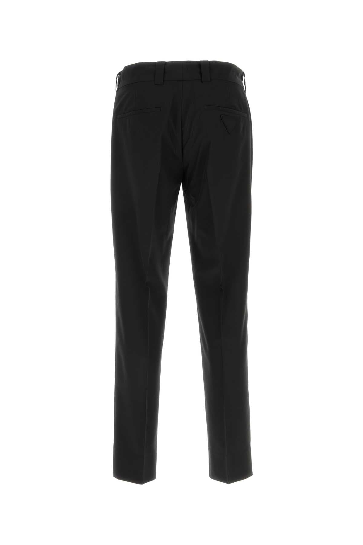 Black wool blend pant - мініатюра 2
