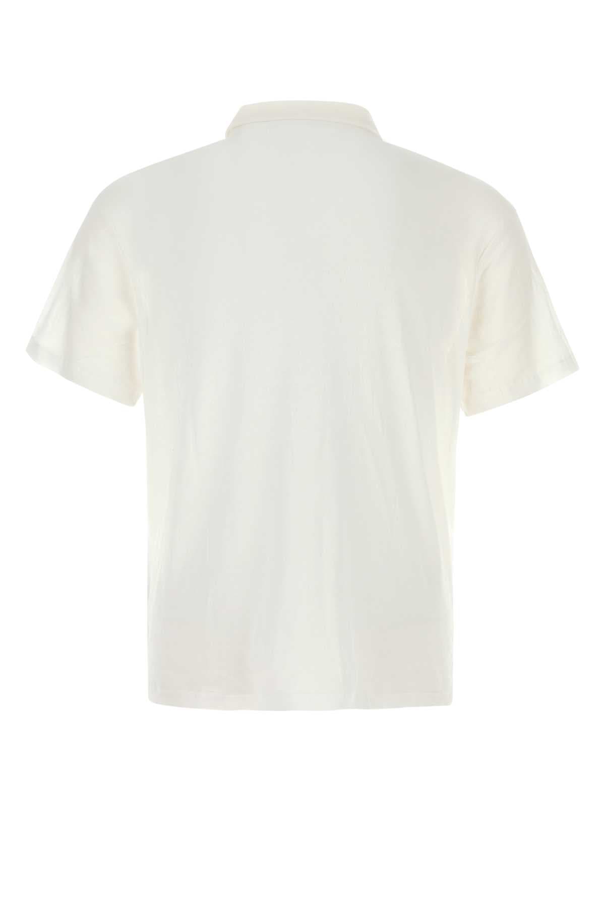 White cotton Tristan polo shirt - мініатюра 2