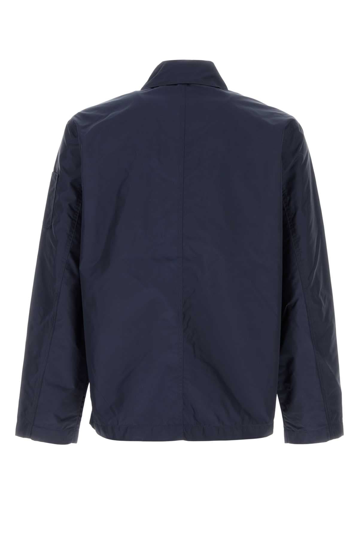 Navy blue nylon Hart jacket - мініатюра 2