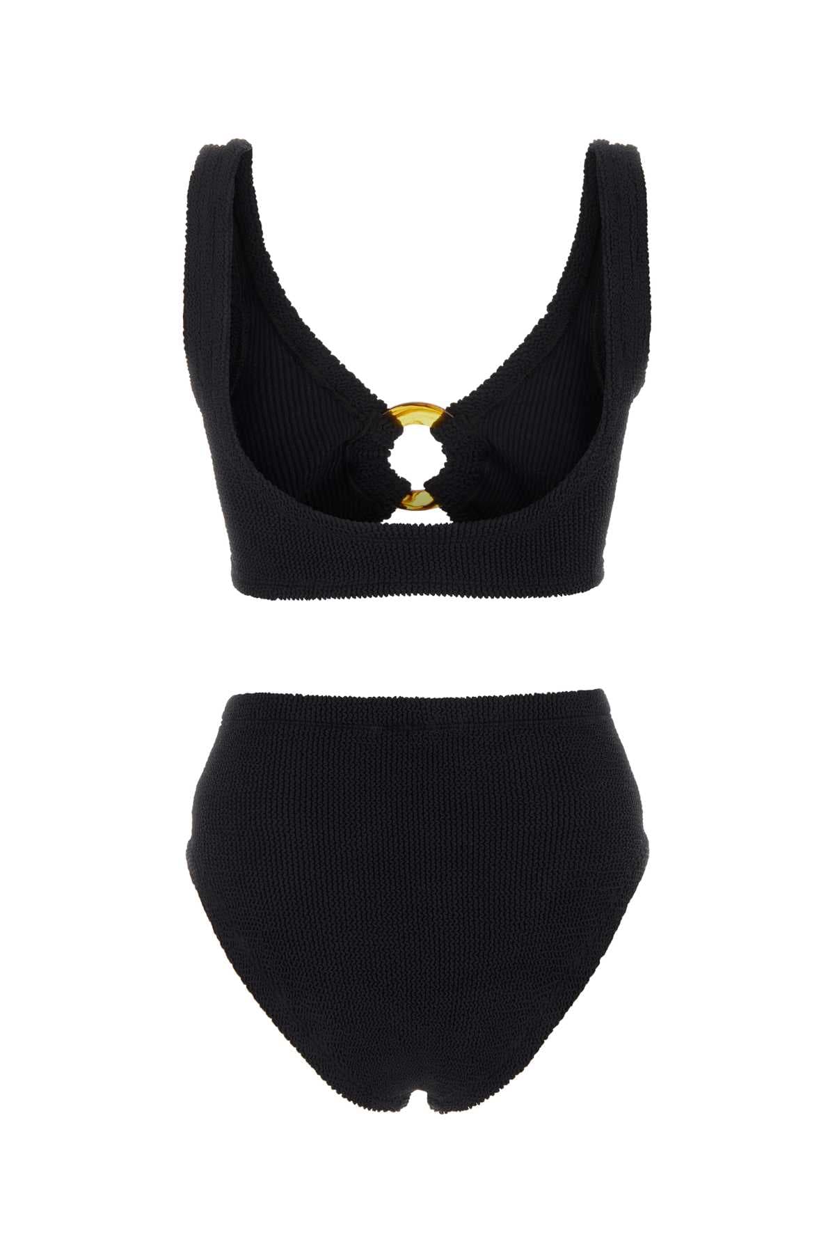 Black stretch nylon Nadine bikini - мініатюра 2