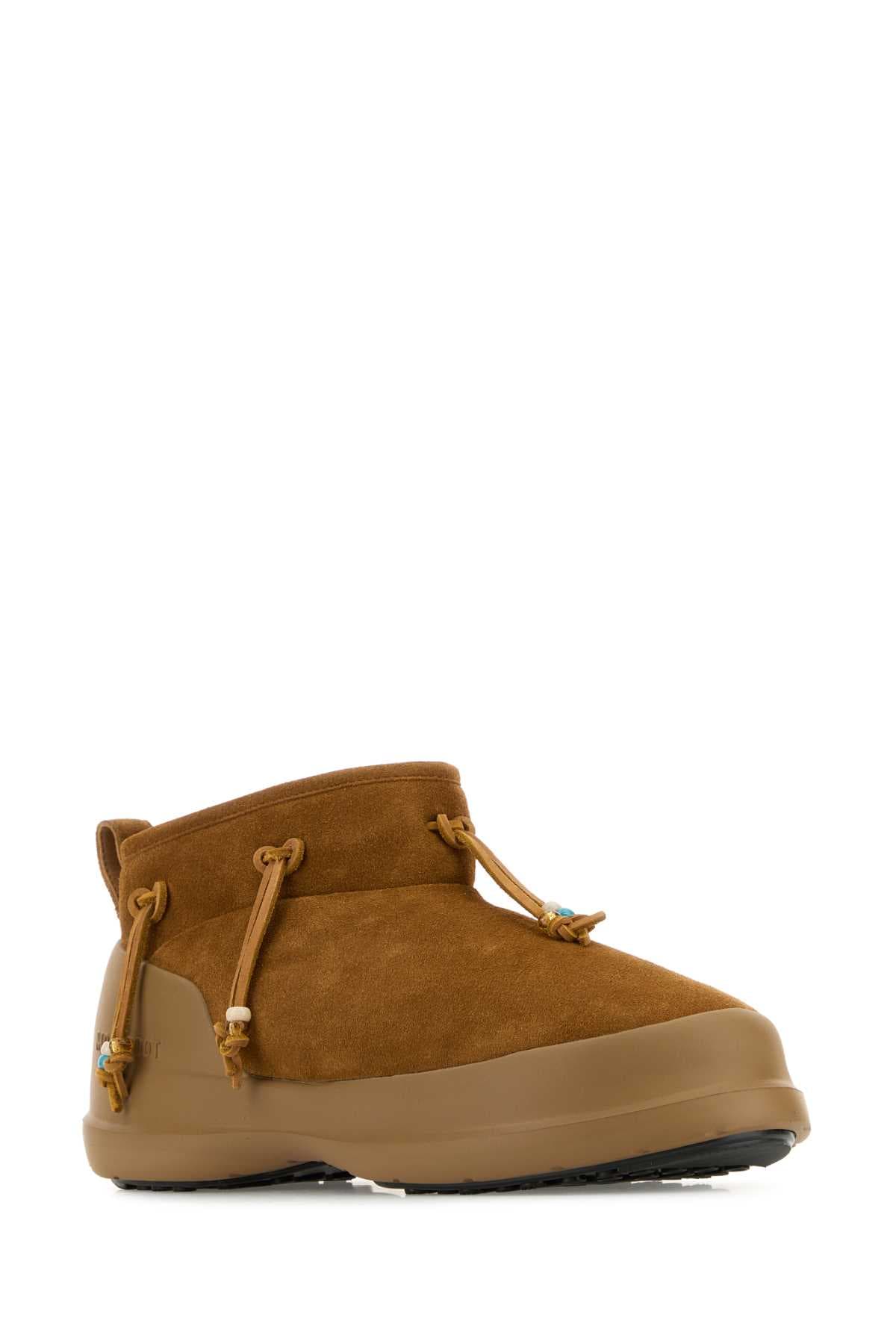 Caramel suede Luna Low ankle boots - мініатюра 2