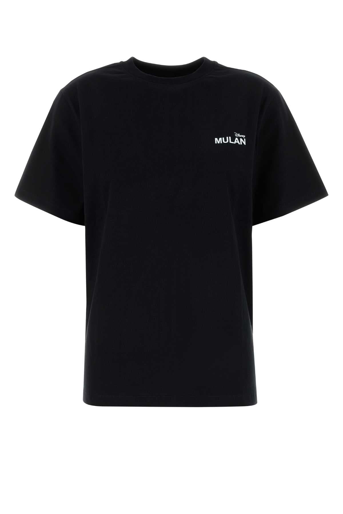 Black cotton Coperni X Disney Mulan t-shirt