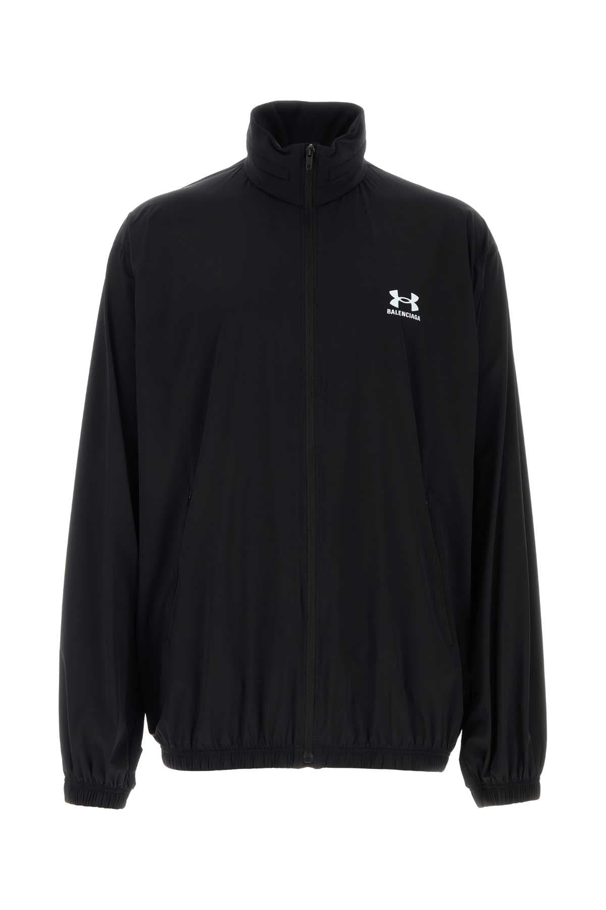 Black stretch nylon Balenciaga X Under Armour jacket