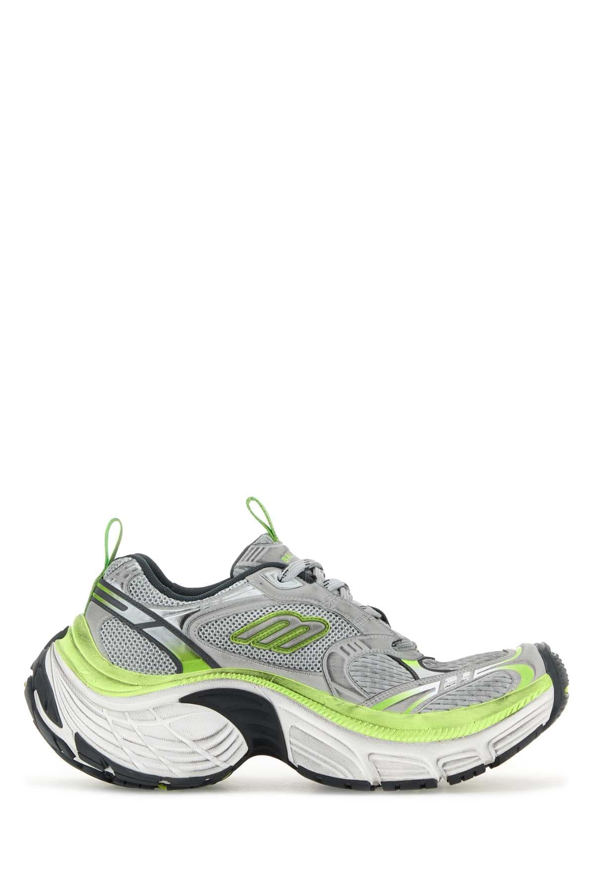 Multicolor mesh and rubber 6XL sneakers