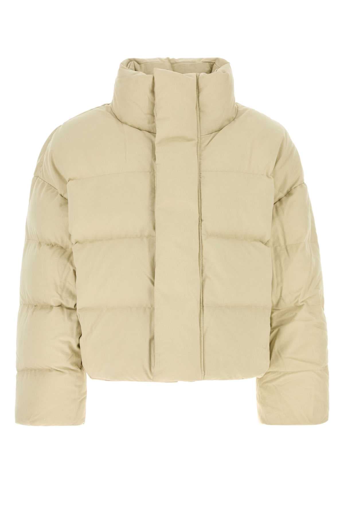 Sand cotton down jacket