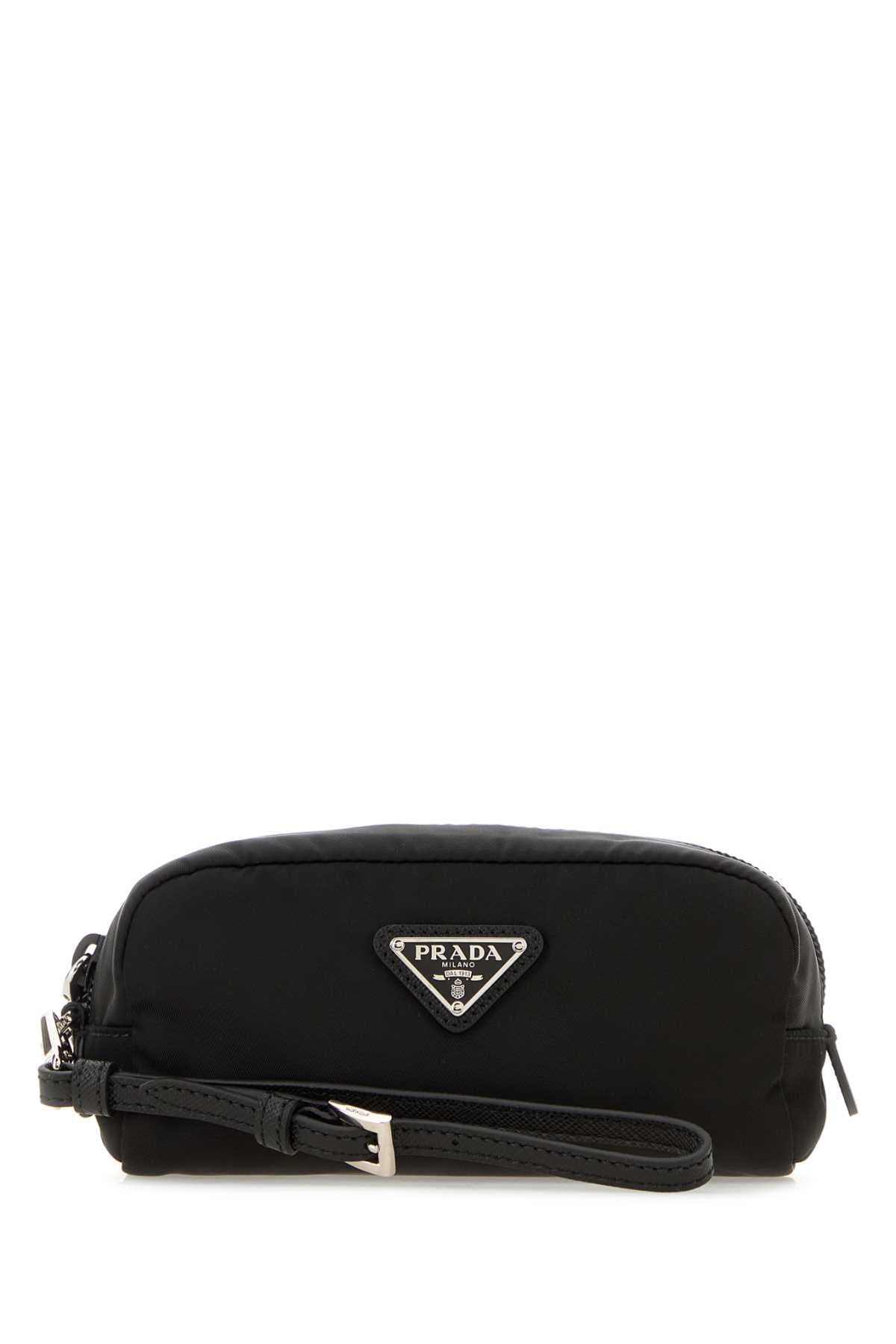 Black Re-Nylon pouch