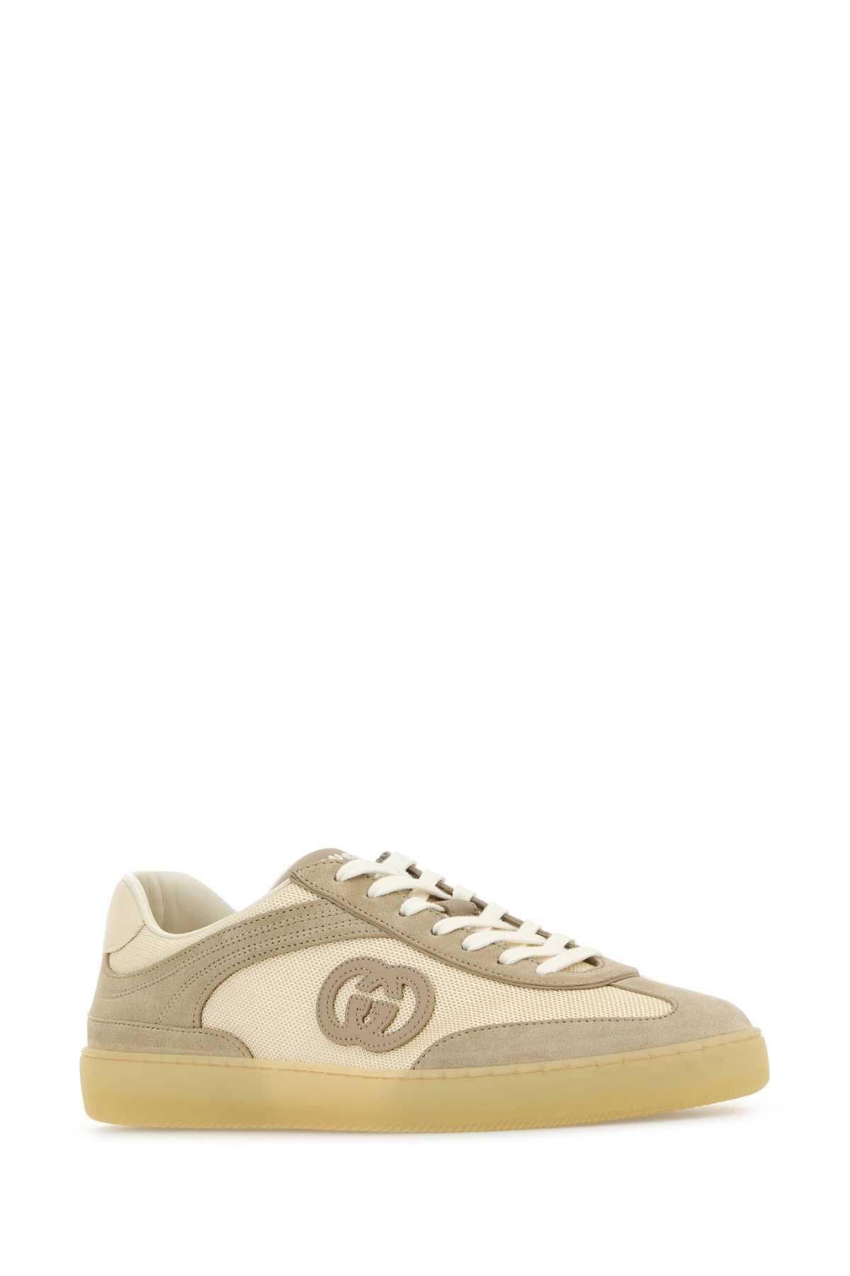 Two-tone mesh and suede sneakers - мініатюра 2