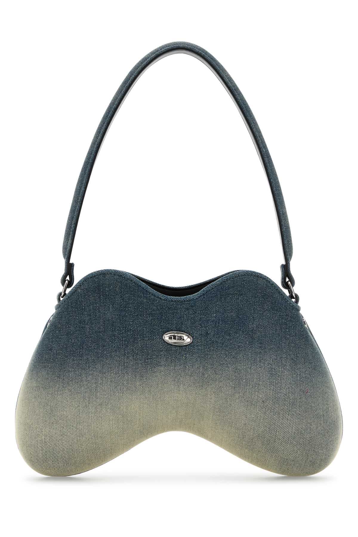 Denim Double-D shoulder bag