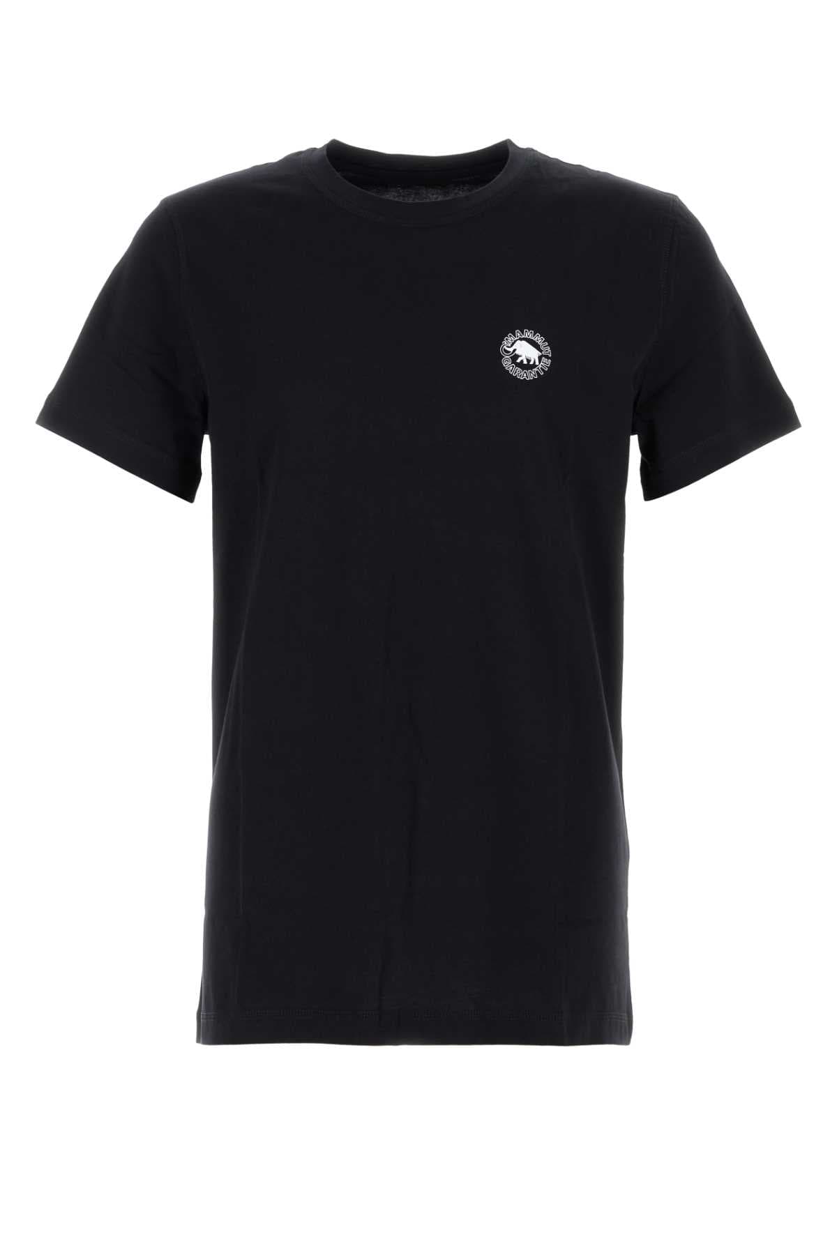 Black cotton t-shirt