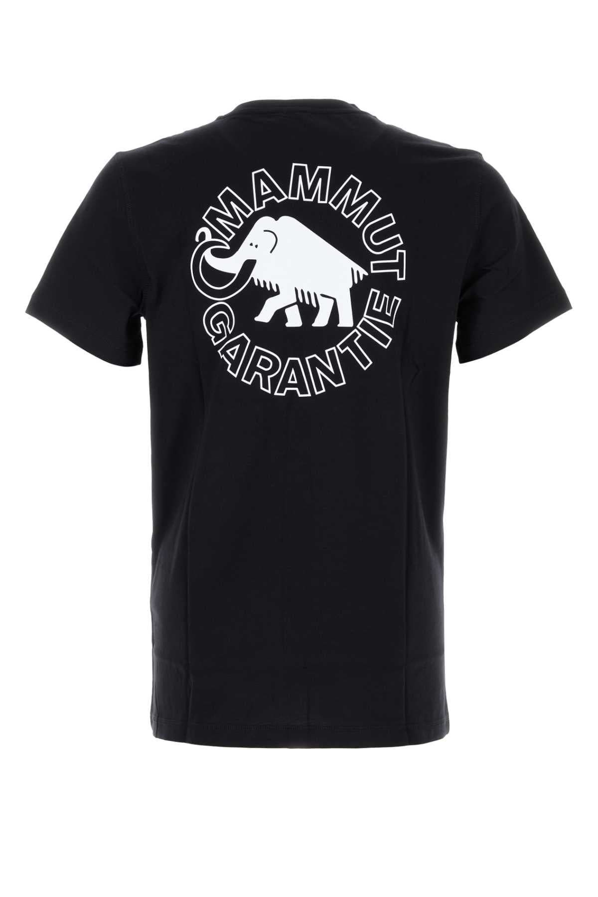 Black cotton t-shirt - мініатюра 2