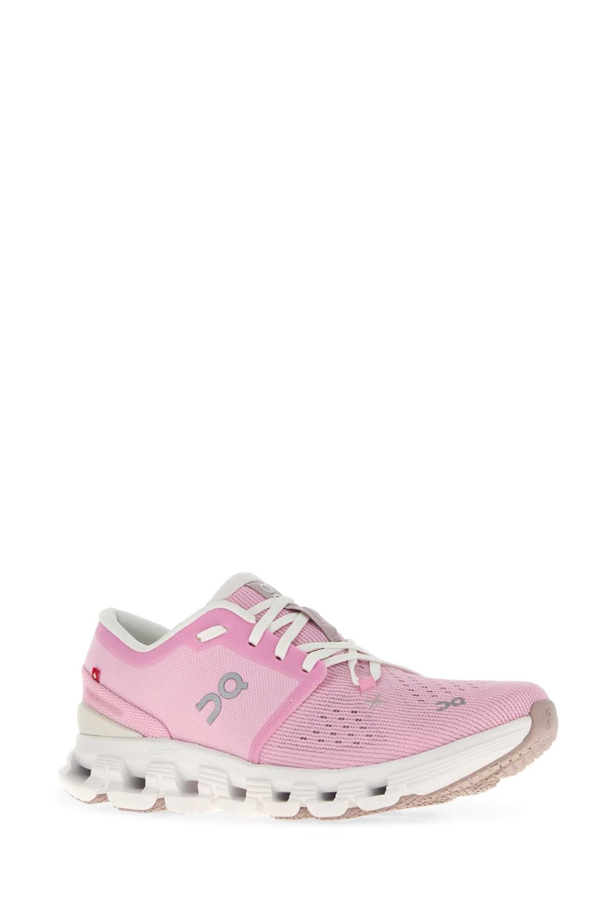 Pink fabric Cloud X 4 sneakers - мініатюра 2
