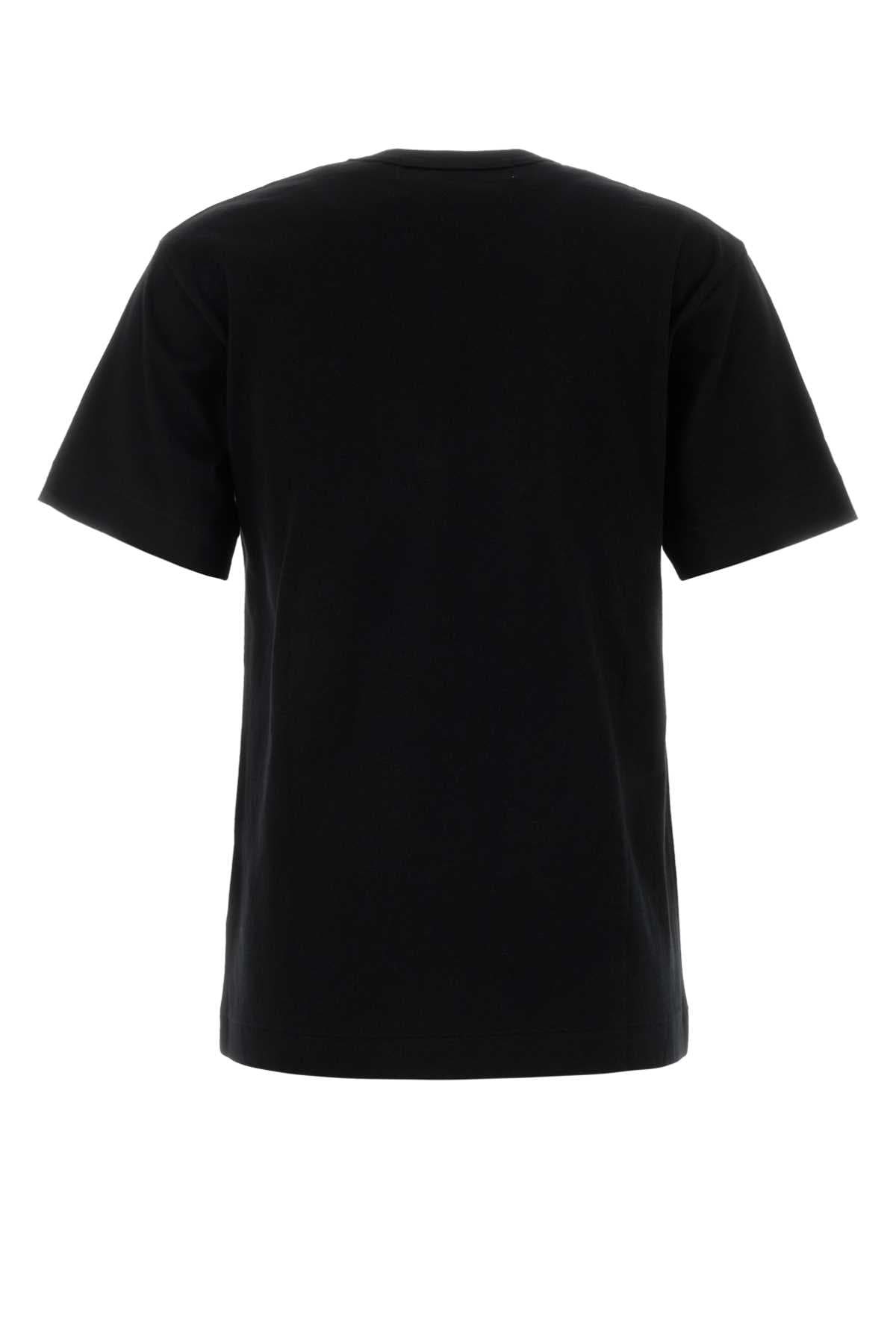 Black cotton t-shirt - мініатюра 2