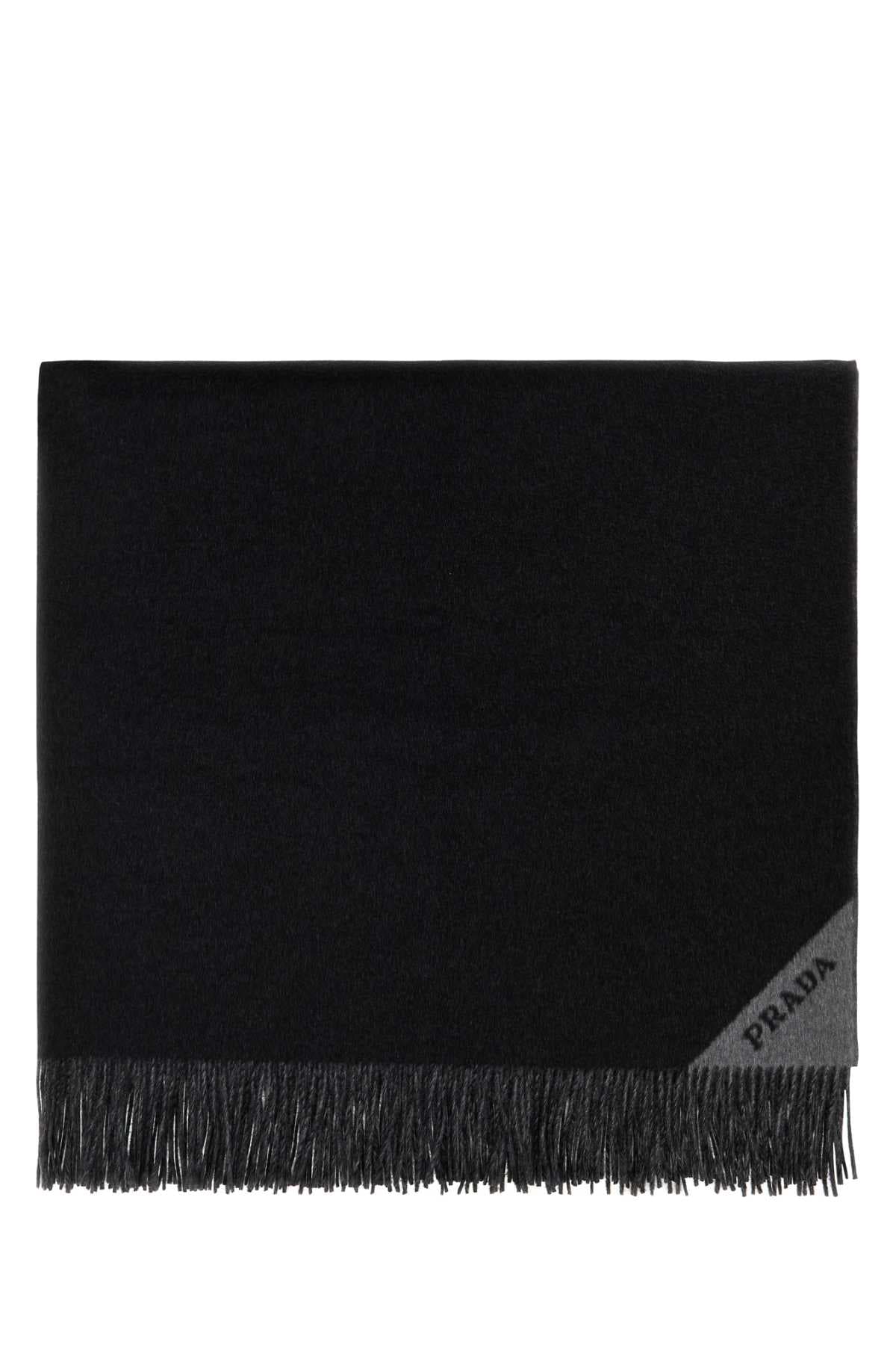Slate cashmere blanket