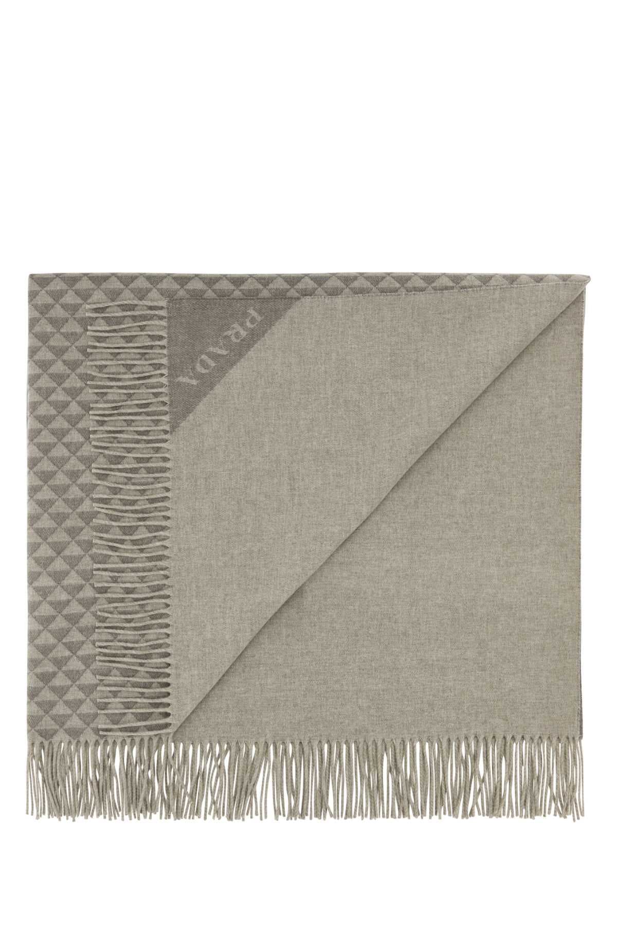 Embroidered wool blend Symbole Double blanket - мініатюра 2