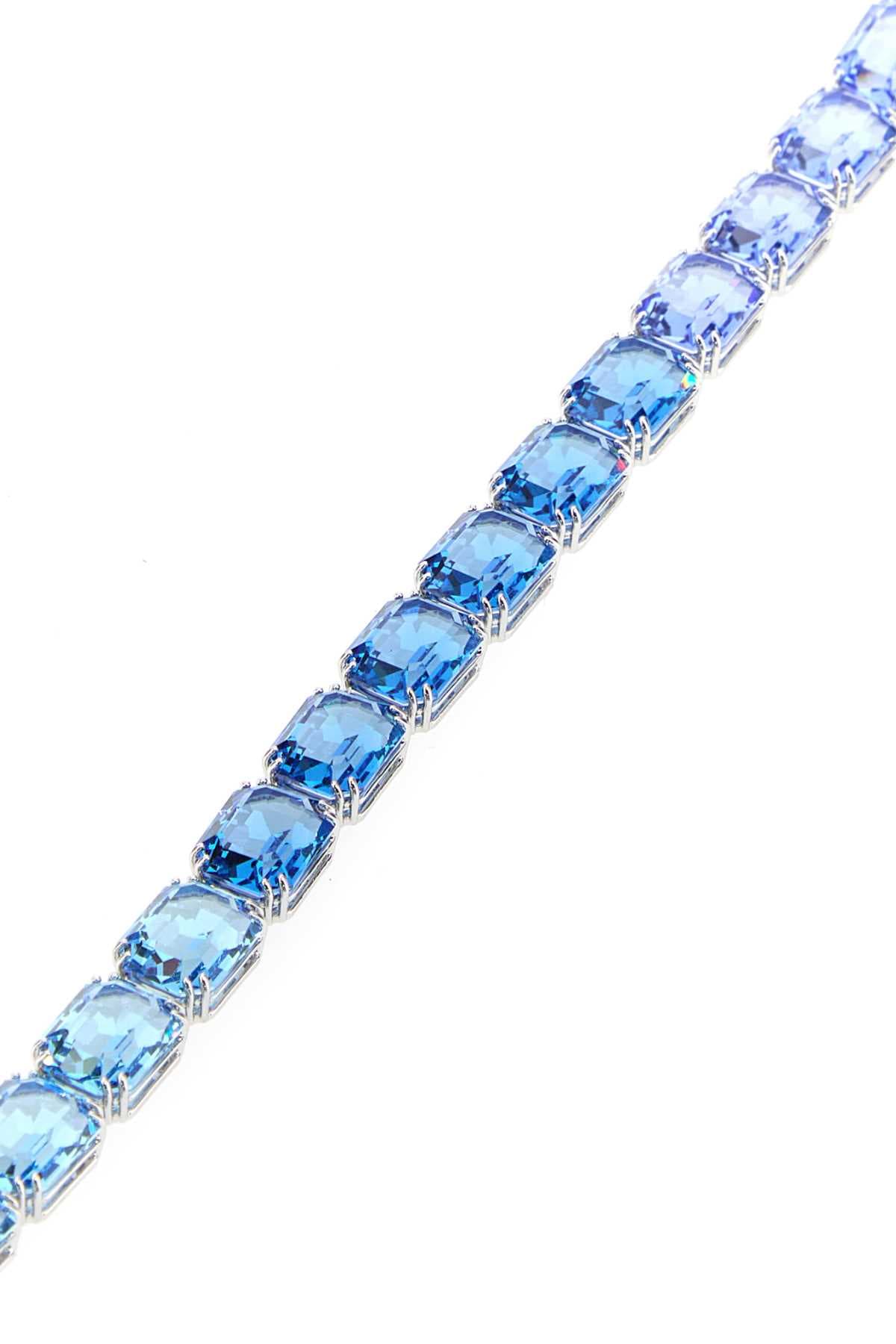 Light blue metal and crystals Millenia bracelet - мініатюра 2