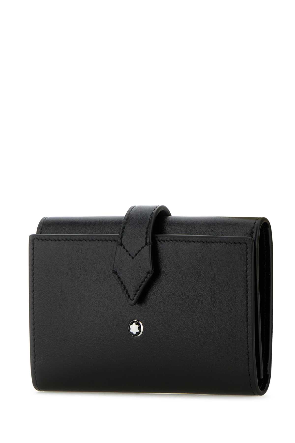 Black leather wallet - мініатюра 2
