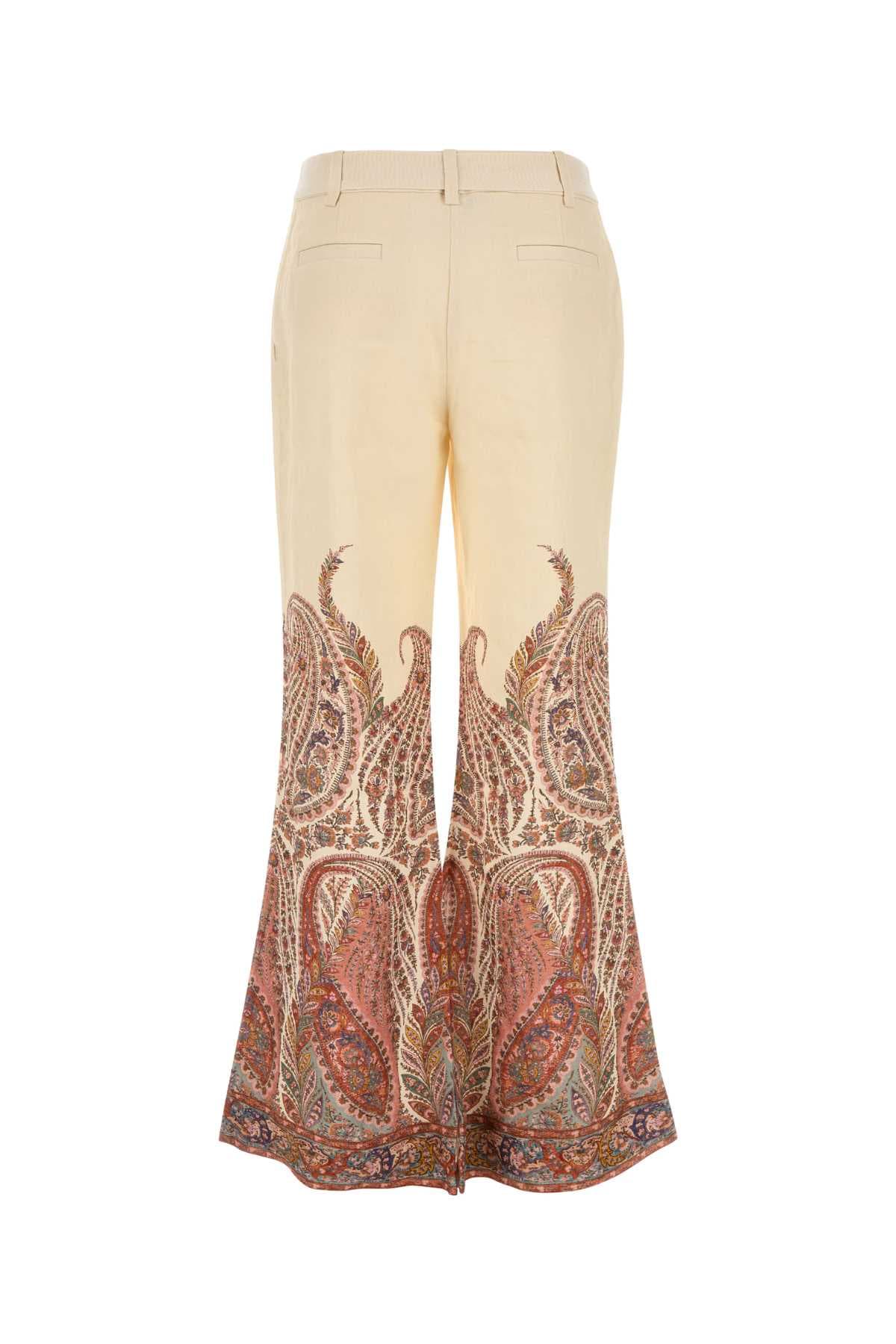 Printed linen Rhiannon pant - мініатюра 2