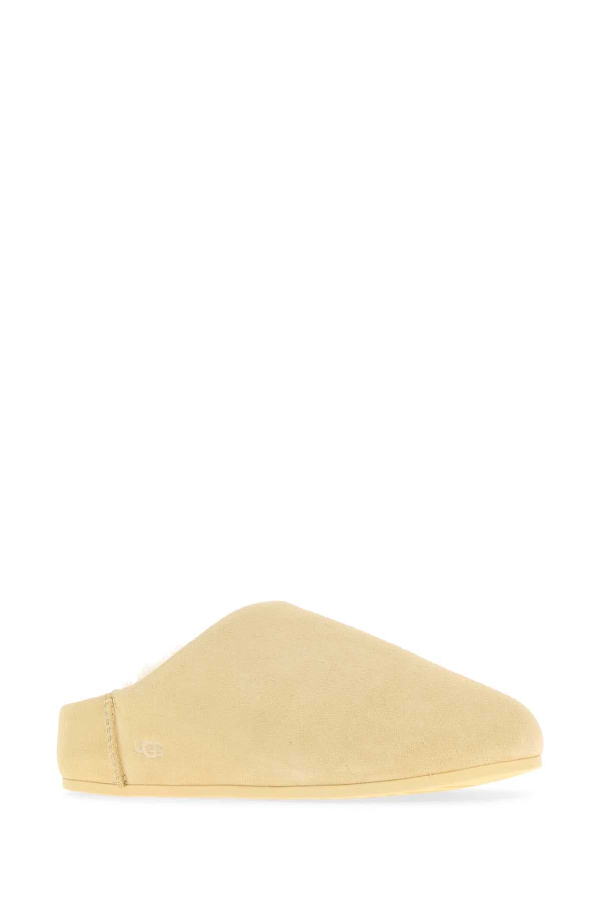Cream suede Elea slippers - мініатюра 2
