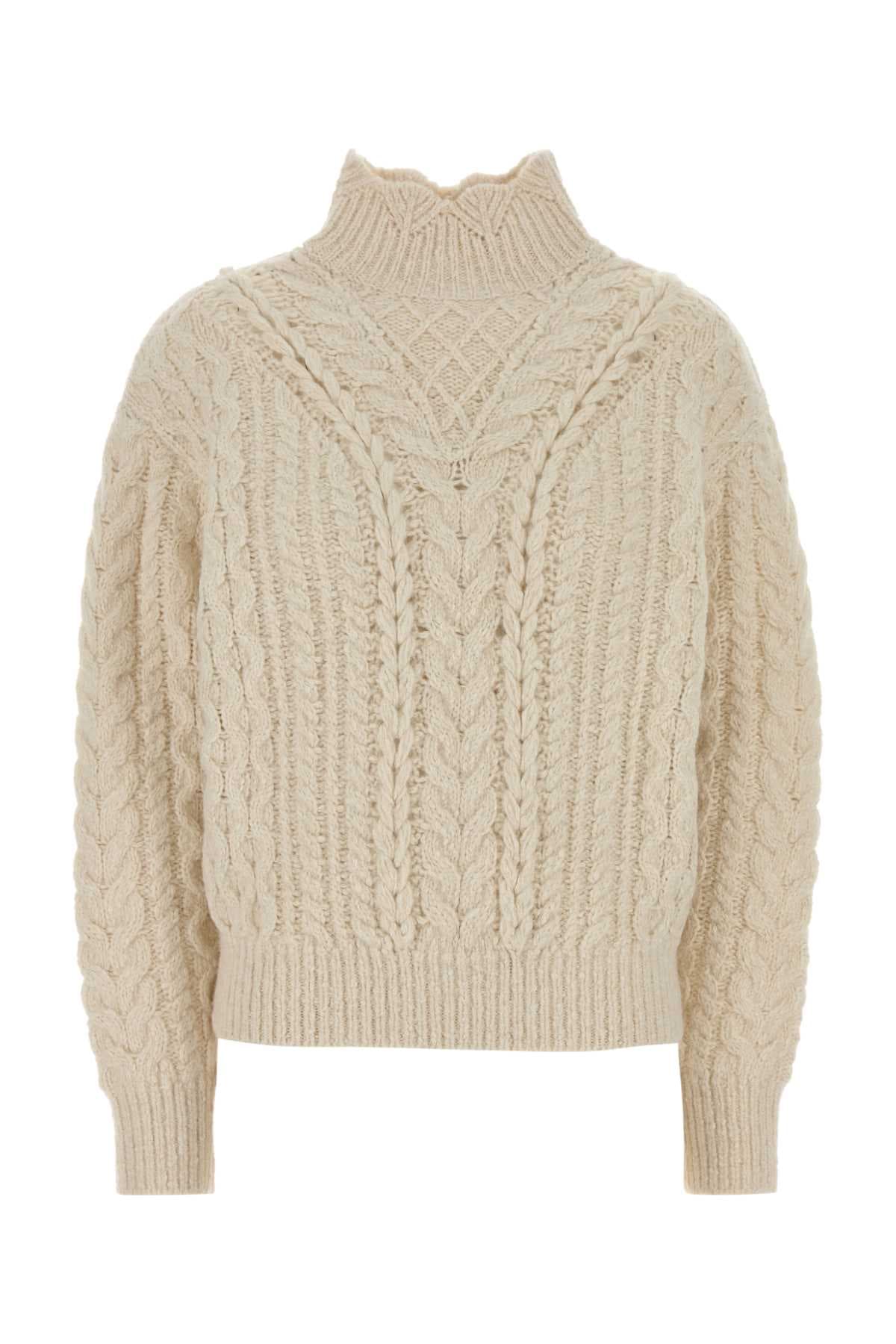 Ivory cotton blend Bolinea sweater
