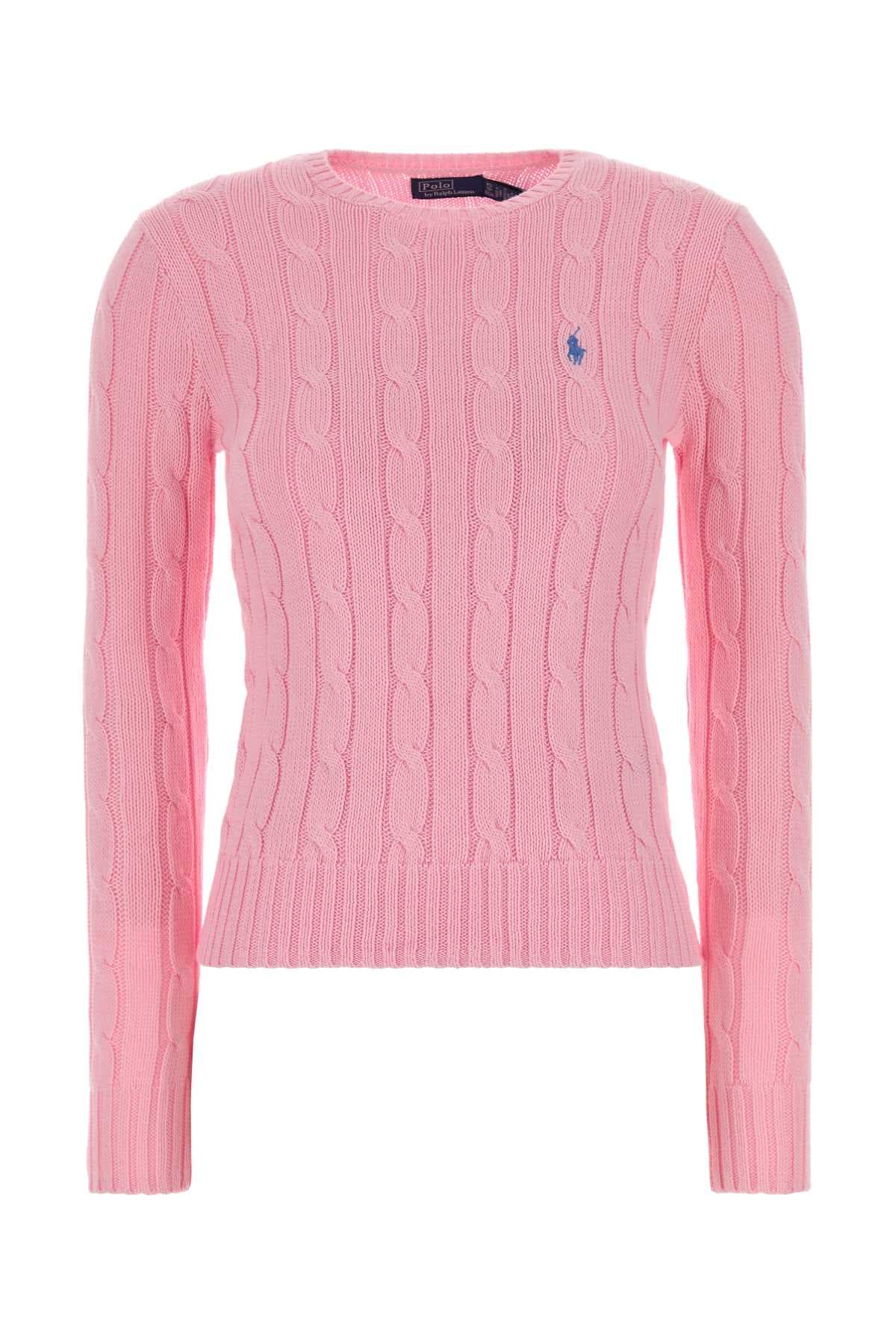 Pink cotton sweater