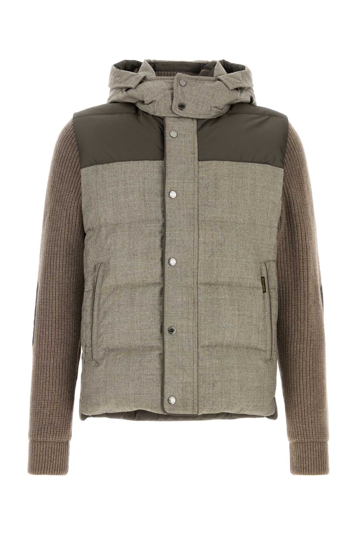 Cappuccino wool Bensa down jacket