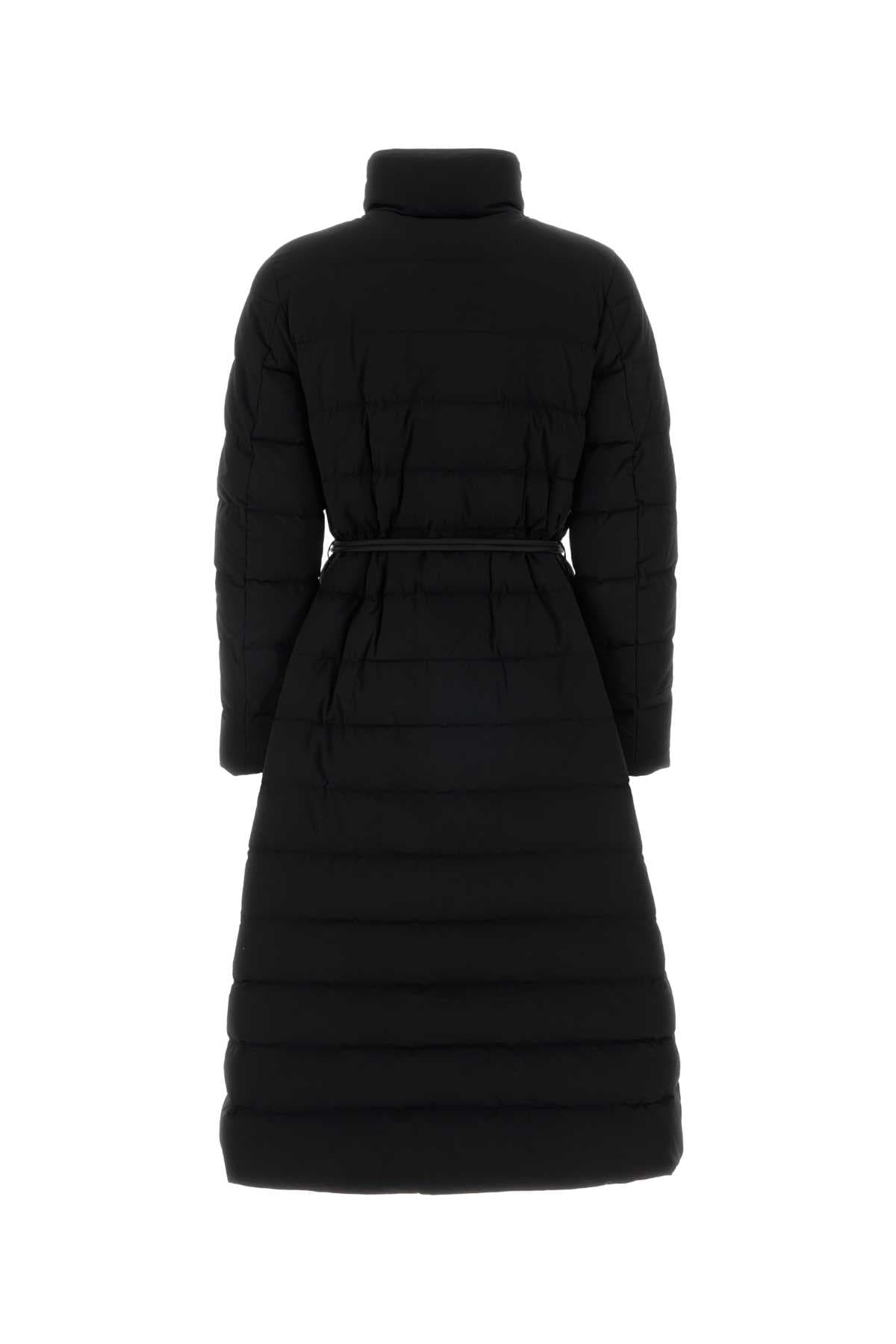 Black nylon blend Raely down jacket - мініатюра 2
