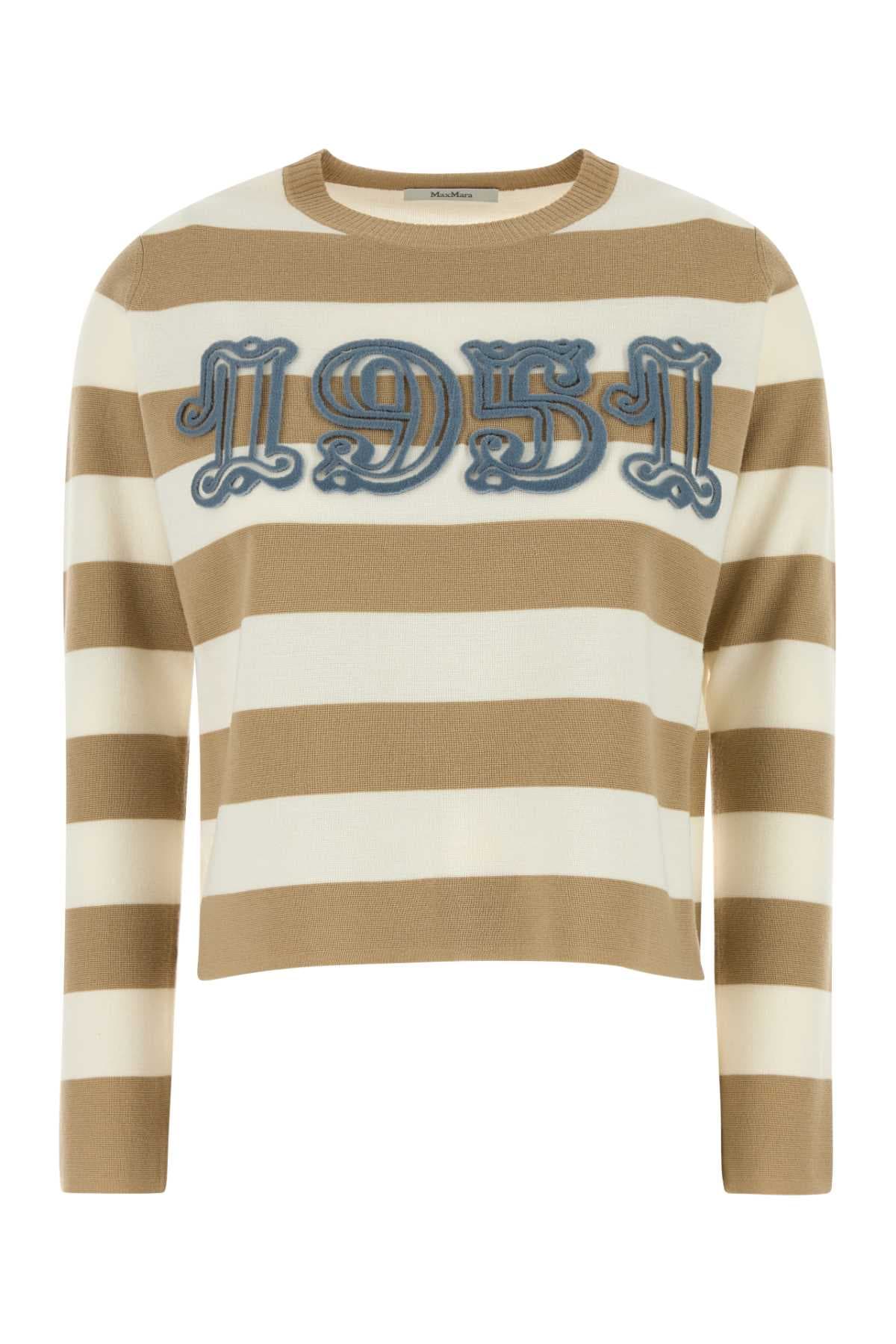 Embroidered wool Viterbo sweater