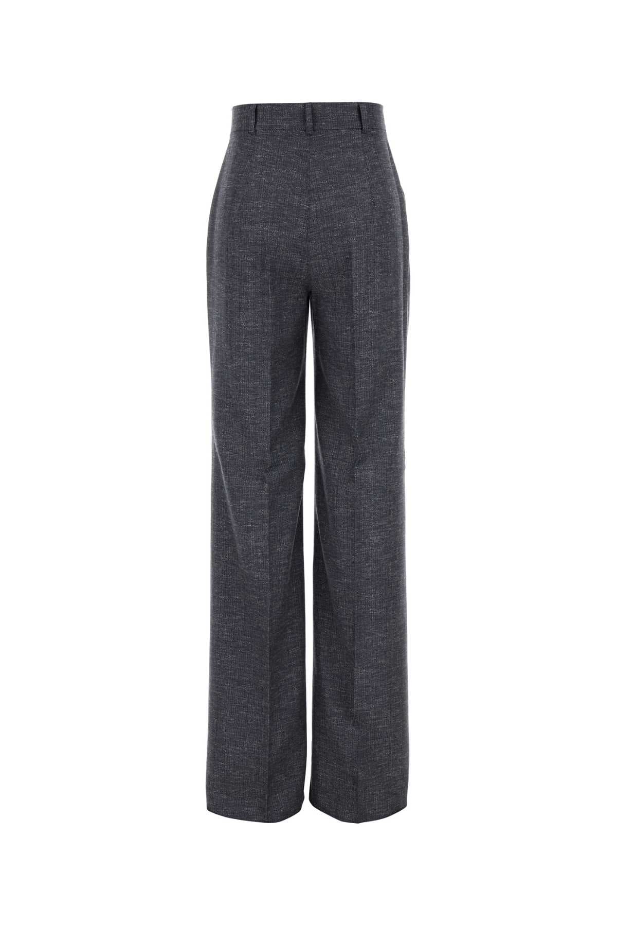 Melange blue wool blend Eziana pant - мініатюра 2