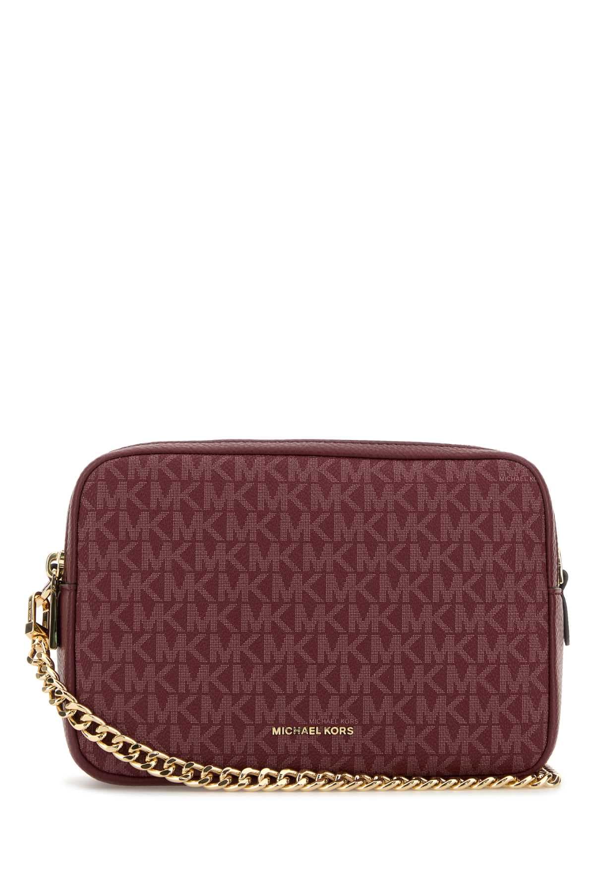 Tyrian purple canvas medium Bryant shoulder bag