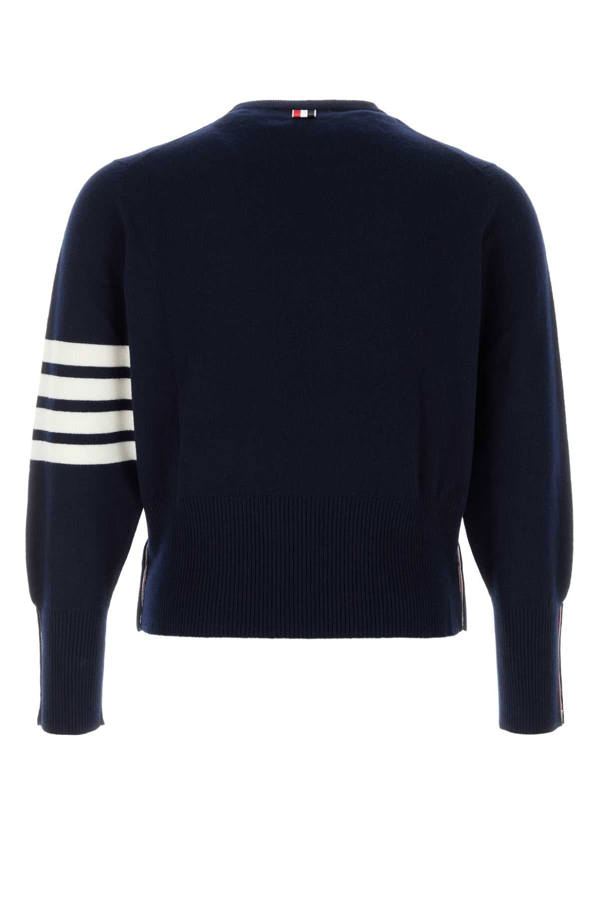 Navy blue cashmere sweater - мініатюра 2
