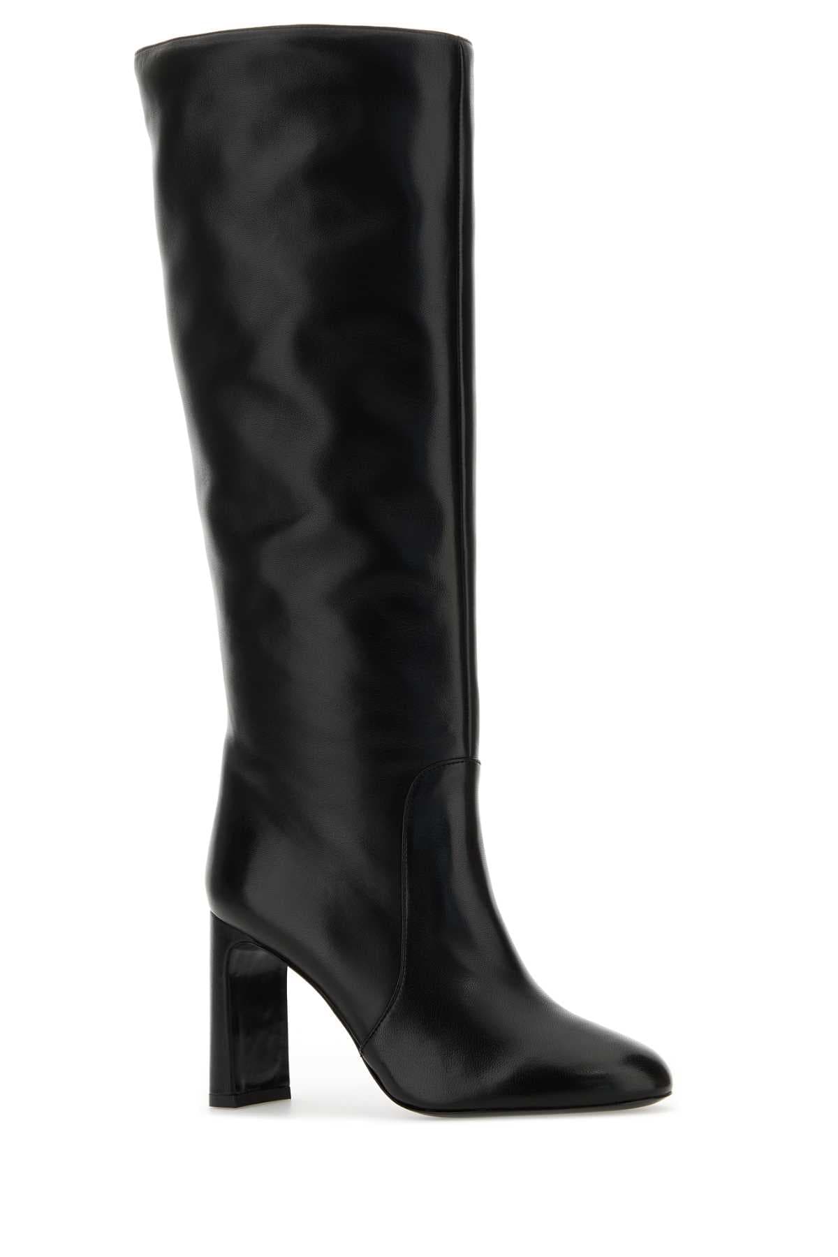 Black nappa leather Babette boots - мініатюра 2