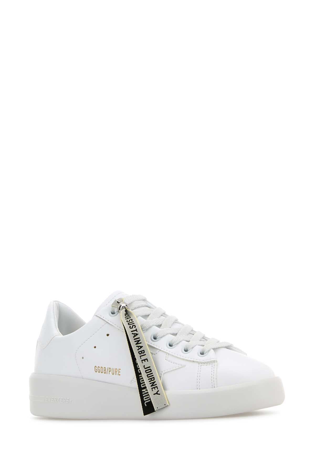 White leather Pure New sneakers - мініатюра 2