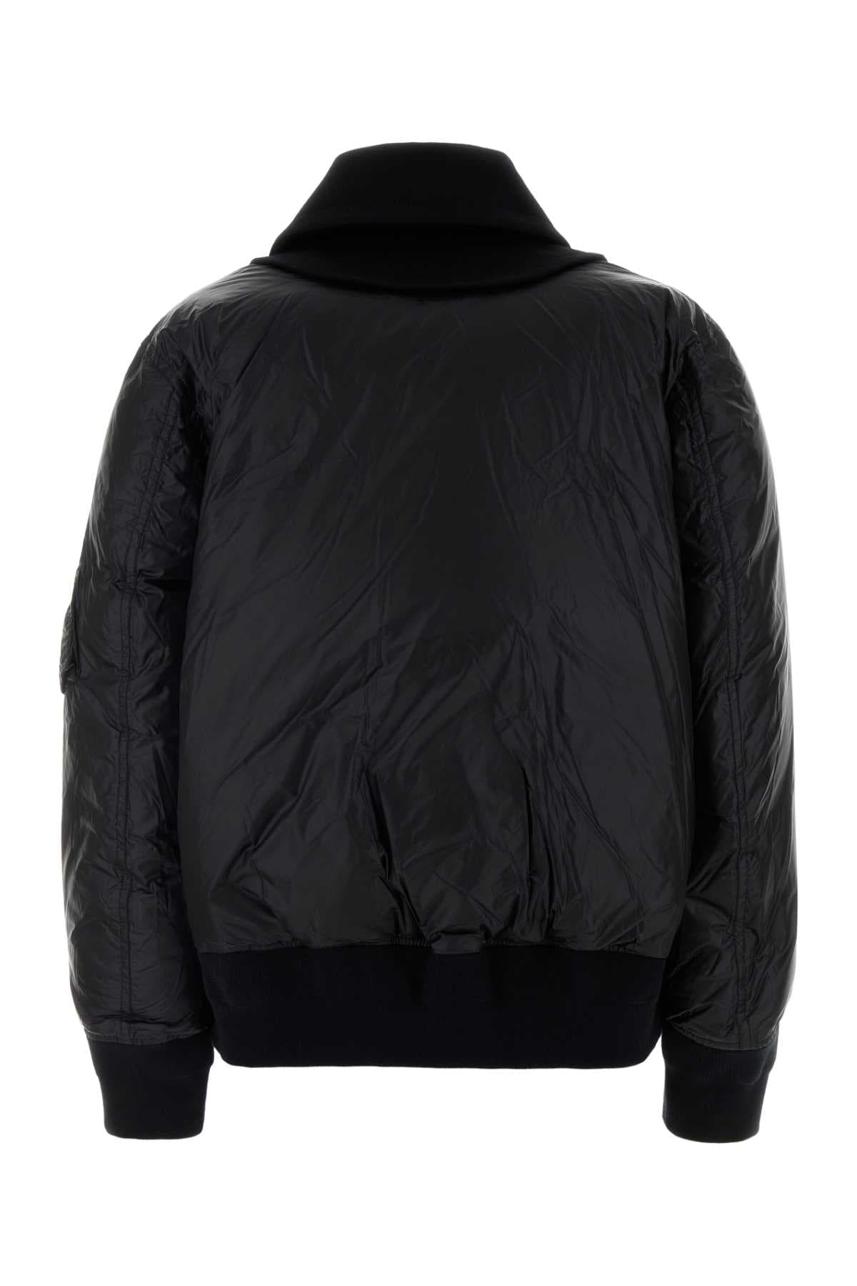 Black nylon sown jacket - мініатюра 2