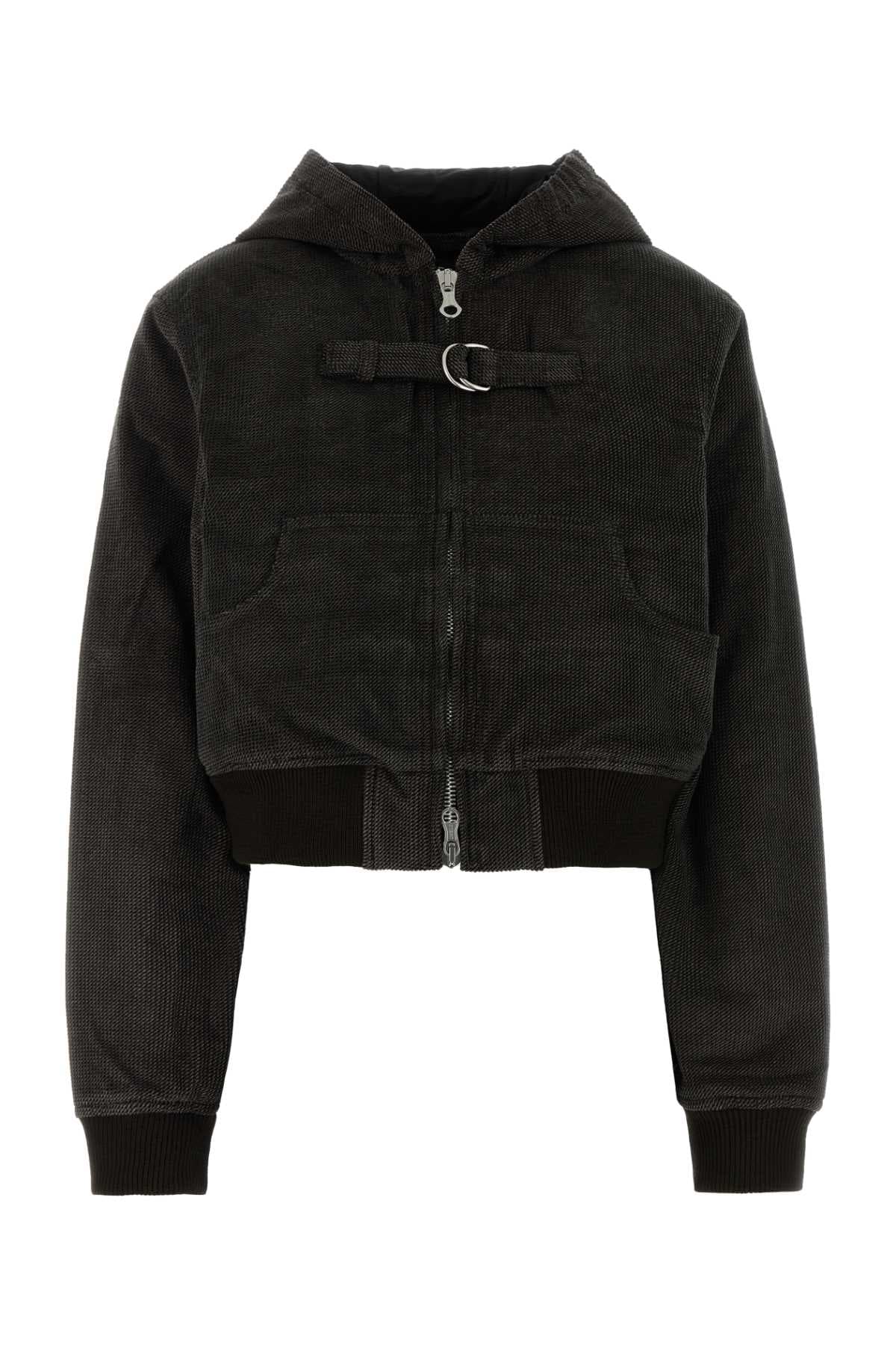 Chocolate cotton jacket