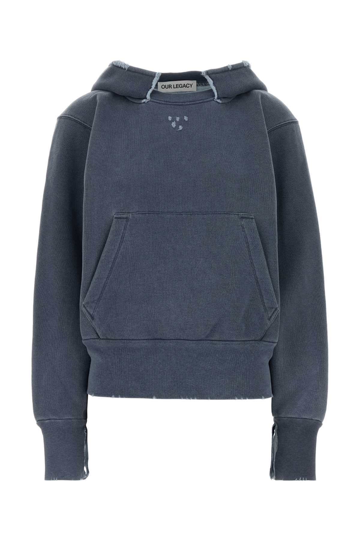Air force blue cotton sweatshirt