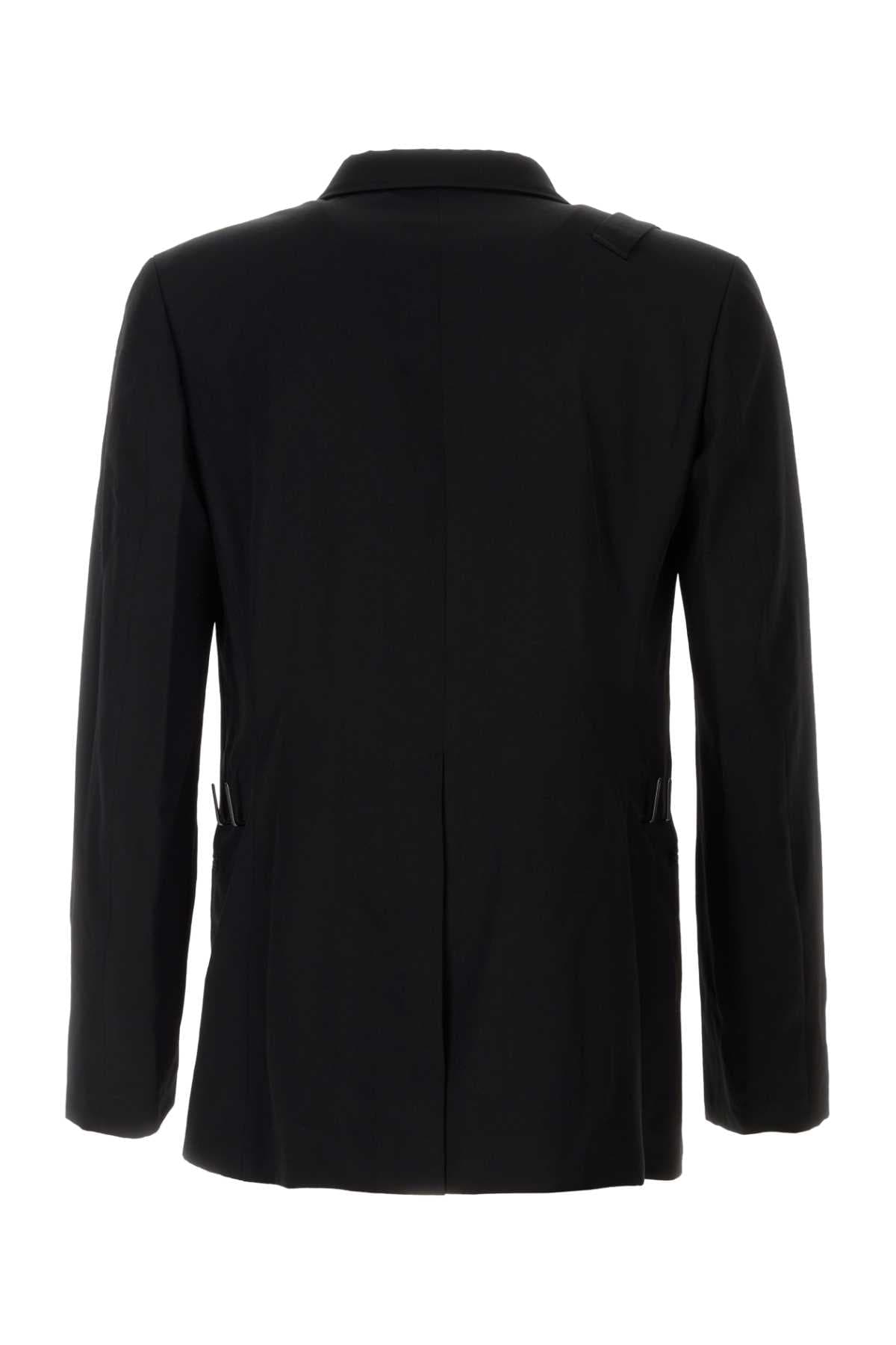 Black wool blazer - мініатюра 2