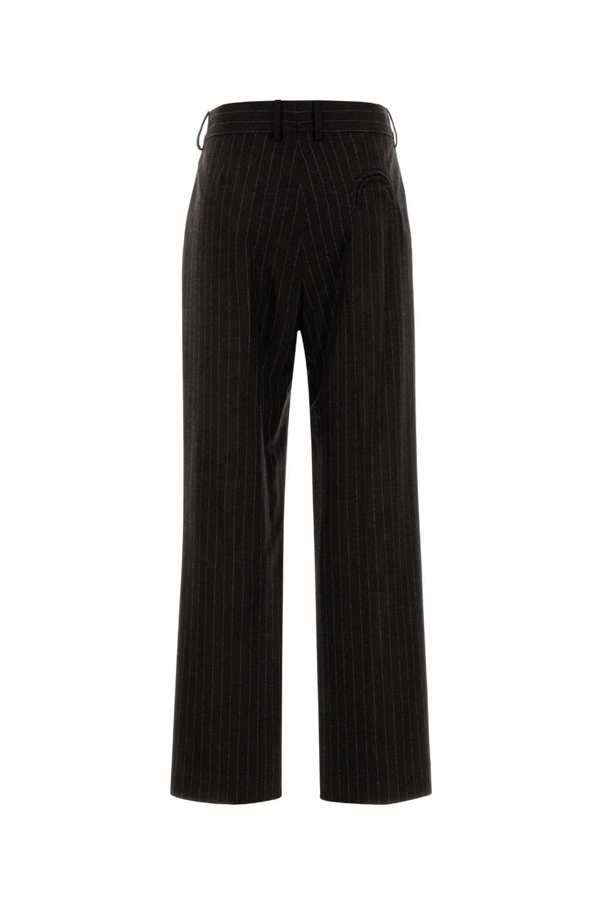 Embroidered wool blend Lady Maud Fox palazzo pant - мініатюра 2