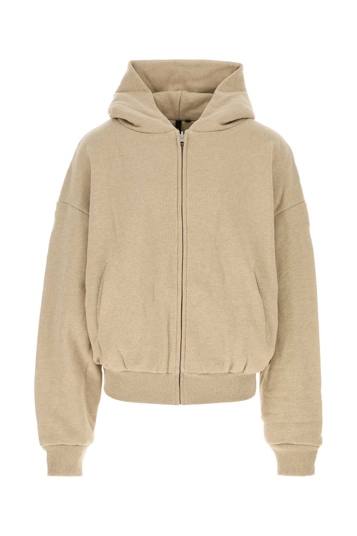 Beige cotton Thermal sweatshirt