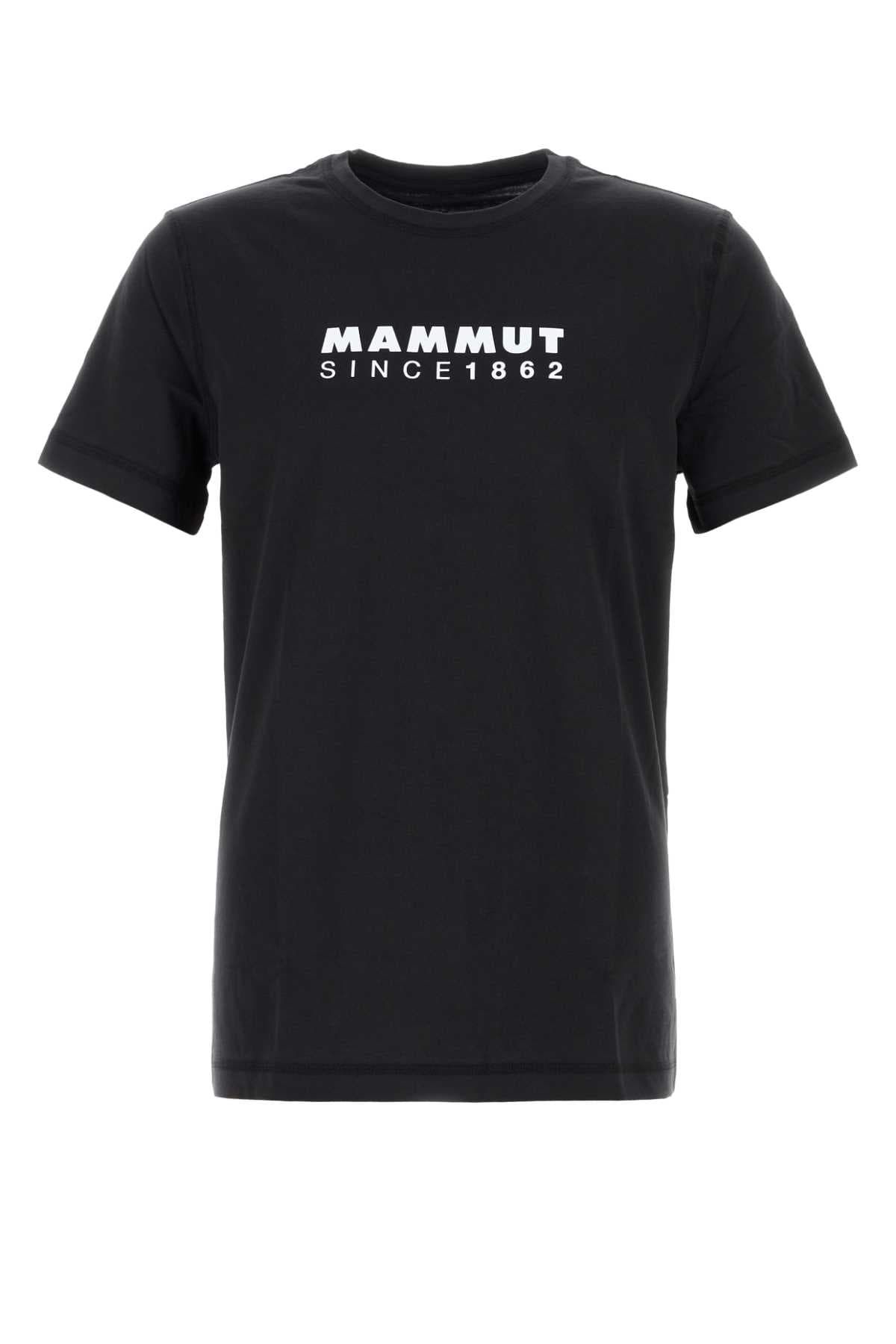 Black cotton t-shirt