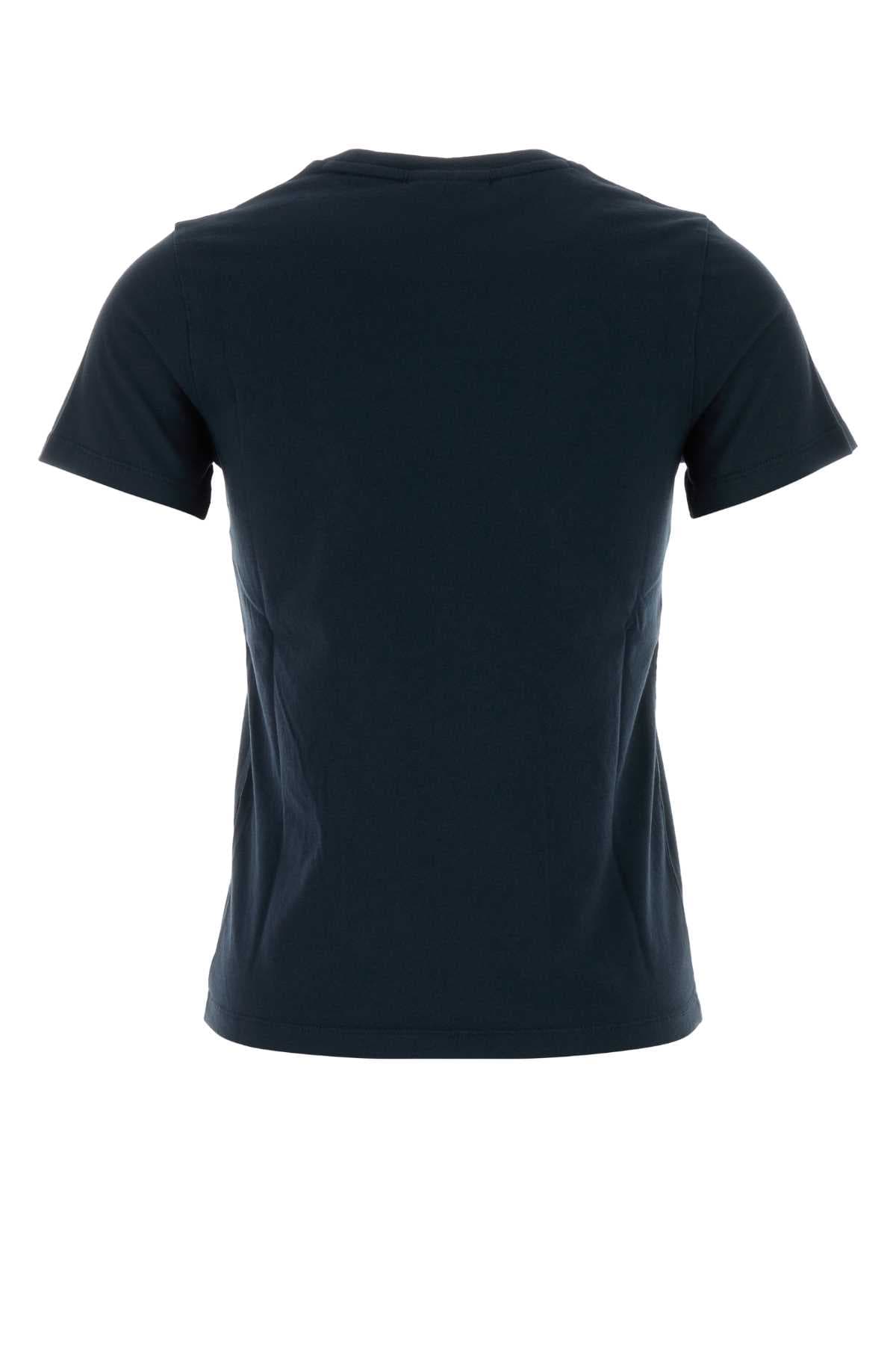 Navy blue cotton t-shirt - мініатюра 2