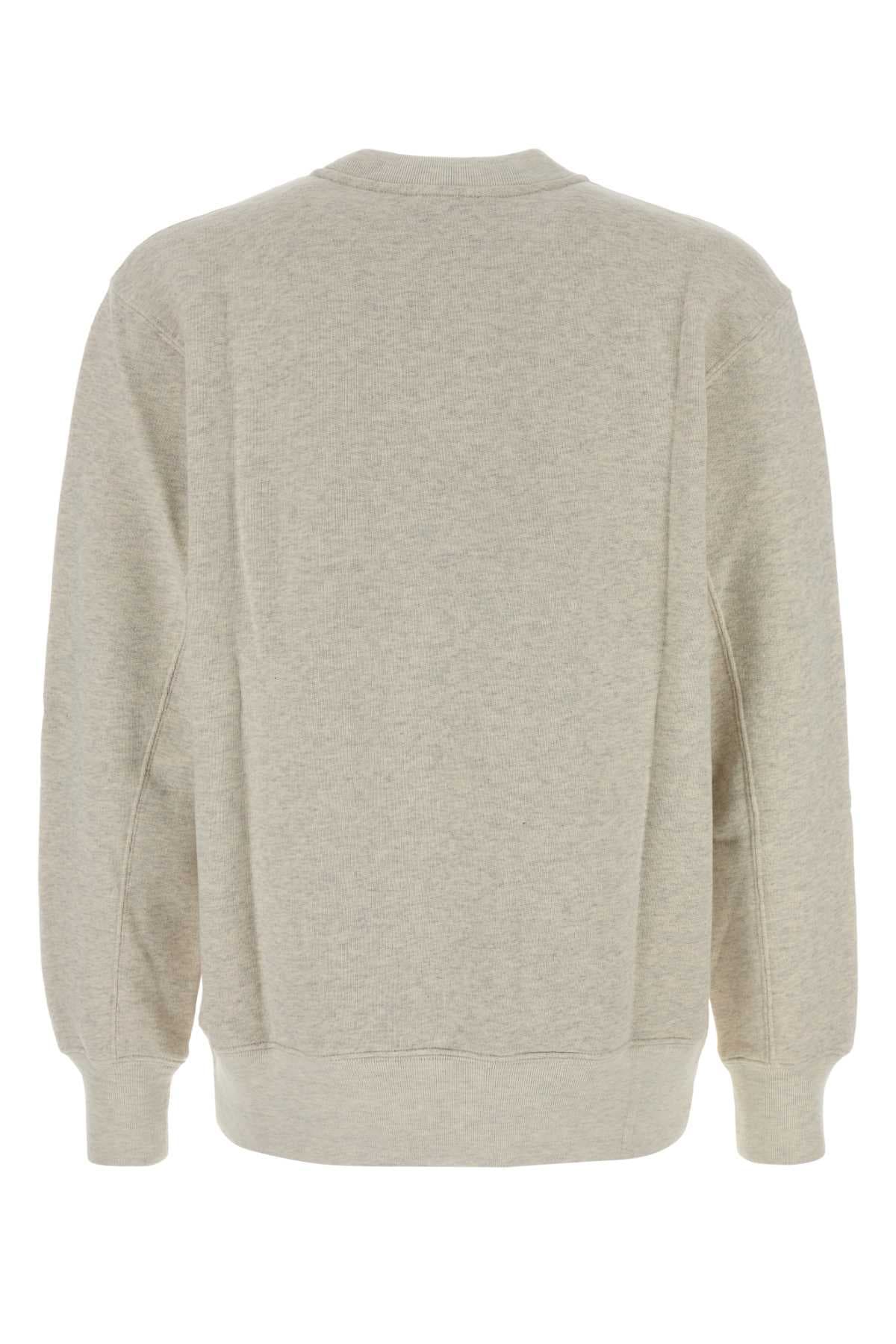 Melange grey cotton Autry x Maison Kitsuné sweatshirt - мініатюра 2